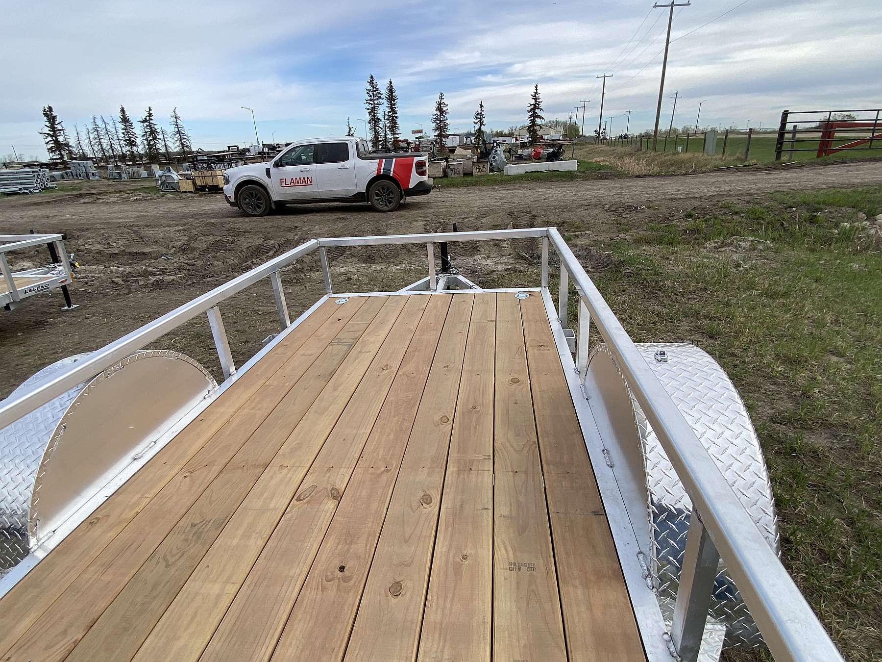 2026 Legend 5'x10' Deluxe Aluminum Utility Trailer