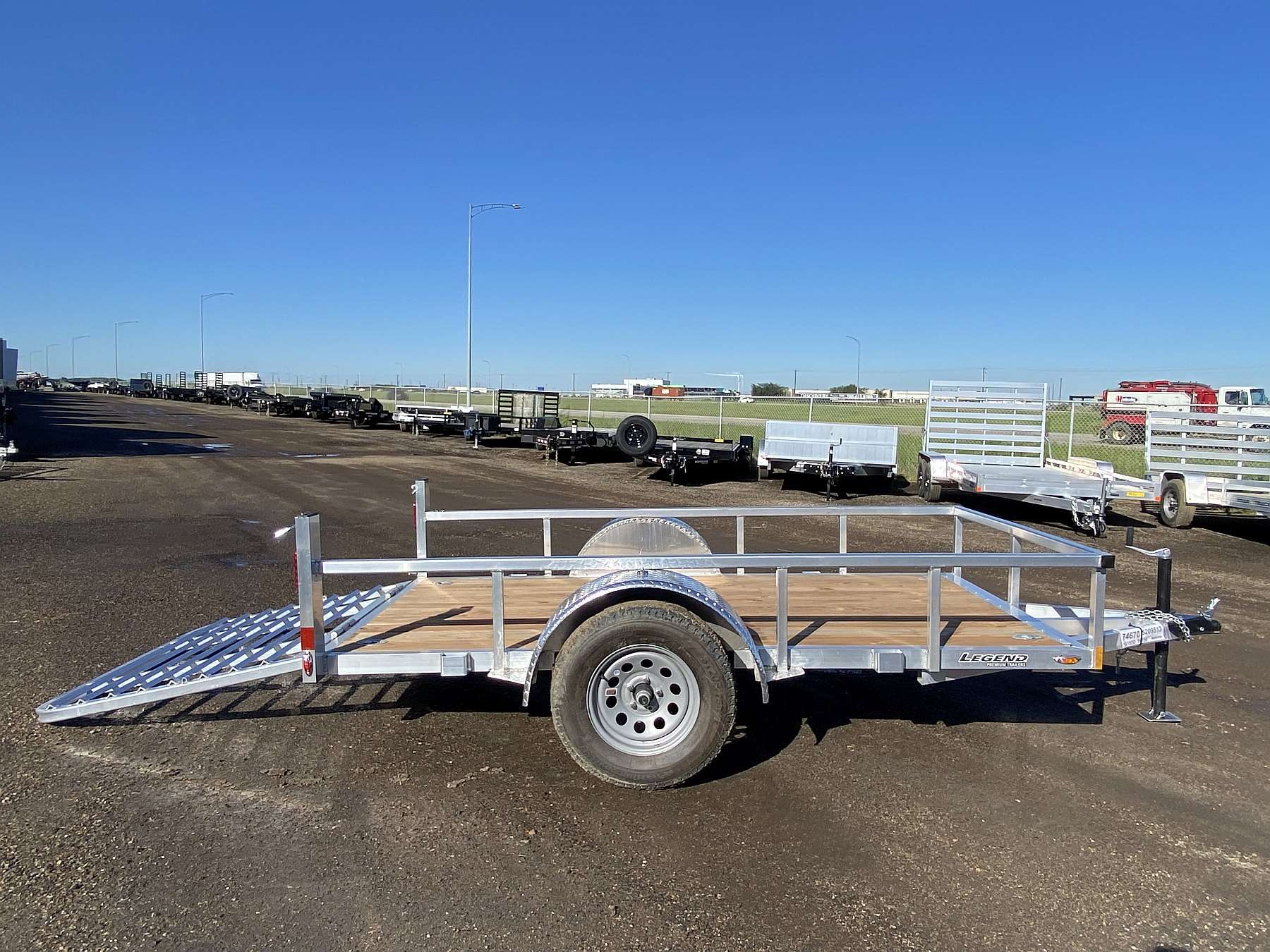 2026 Legend 5'x10' Deluxe Aluminum Utility Trailer