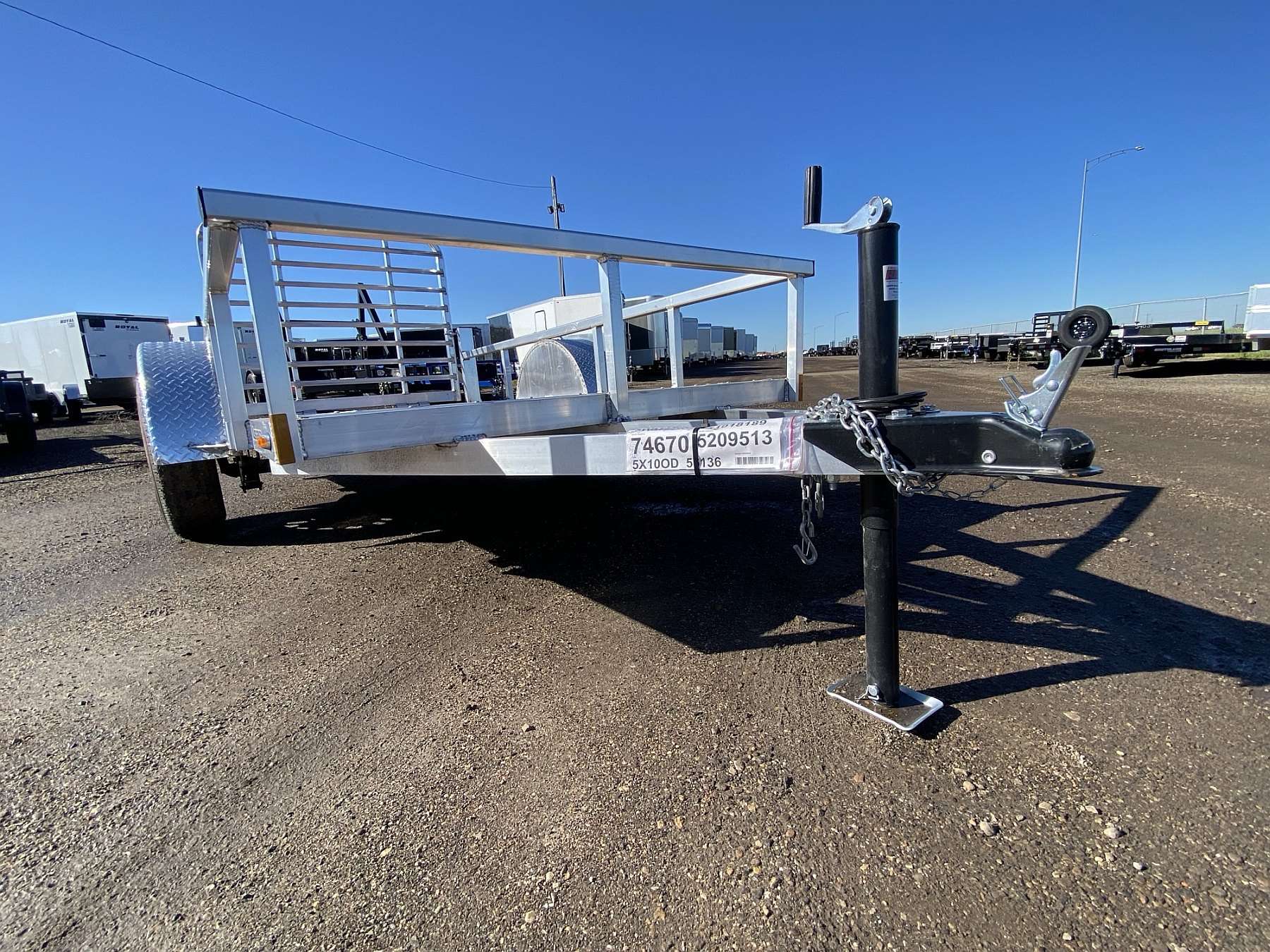 2026 Legend 5'x10' Deluxe Aluminum Utility Trailer