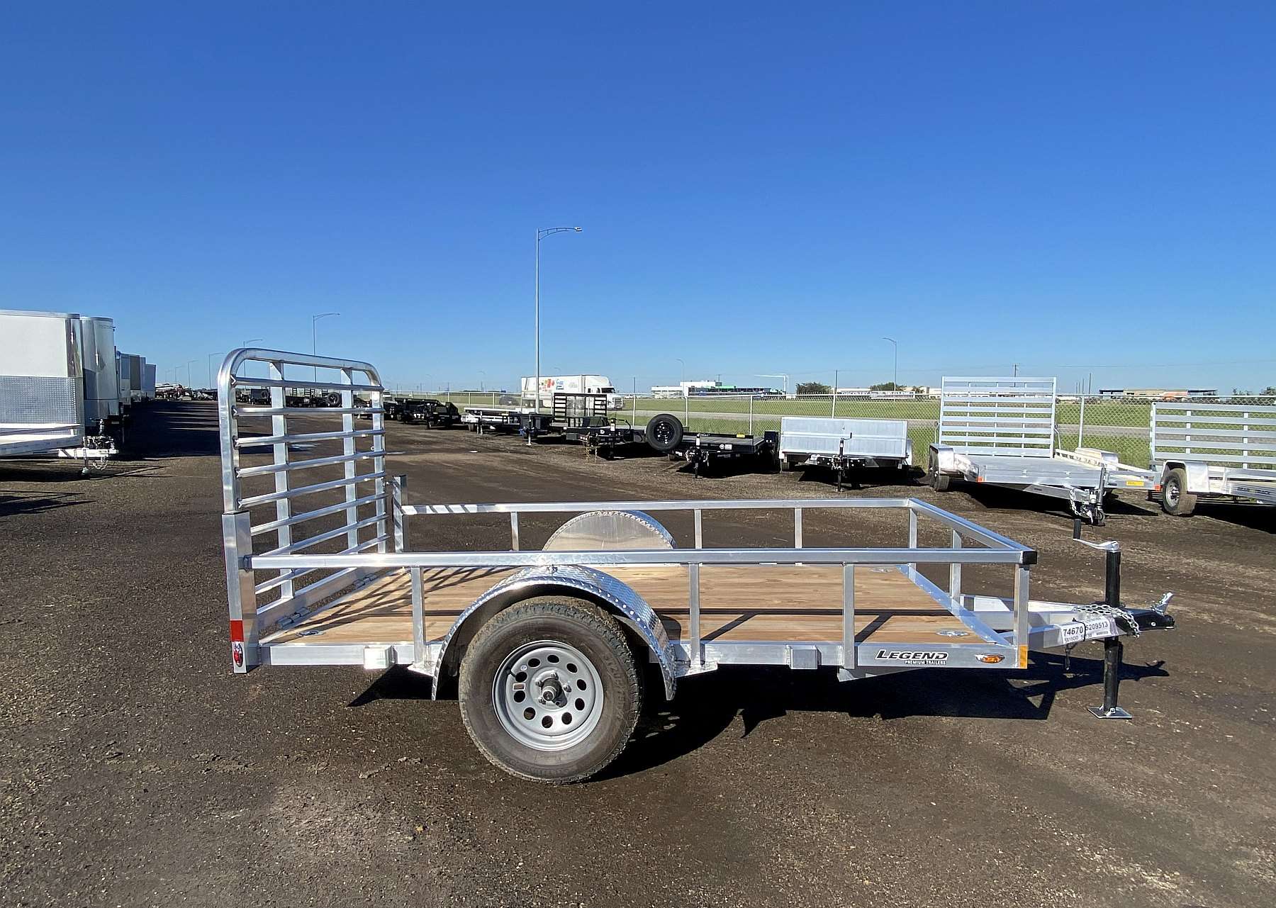 2026 Legend 5'x10' Deluxe Aluminum Utility Trailer