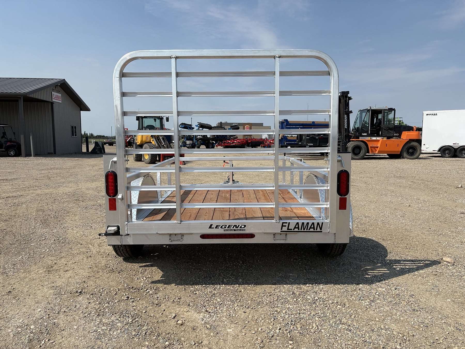 2026 Legend 5'x8' Deluxe Aluminum Utility Trailer
