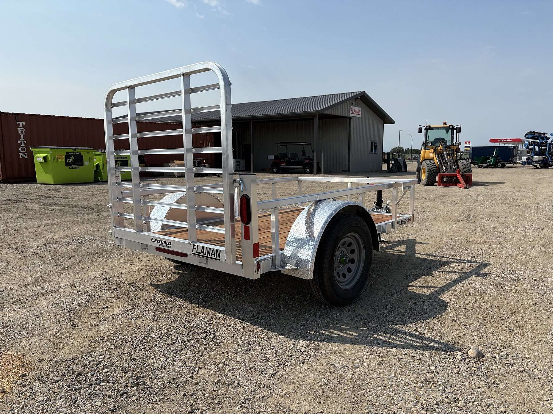 2026 Legend 5'x8' Deluxe Aluminum Utility Trailer