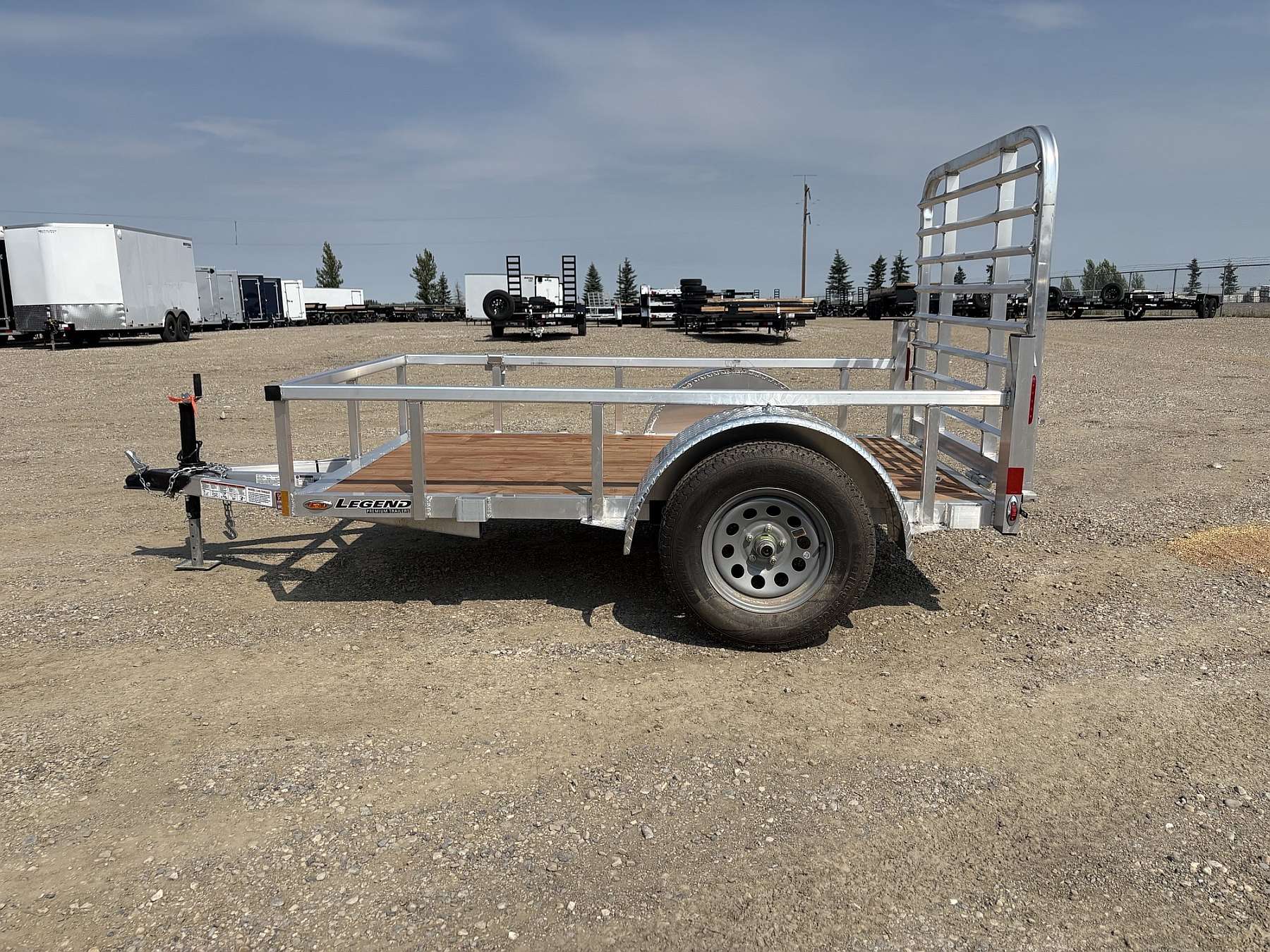2026 Legend 5'x8' Deluxe Aluminum Utility Trailer