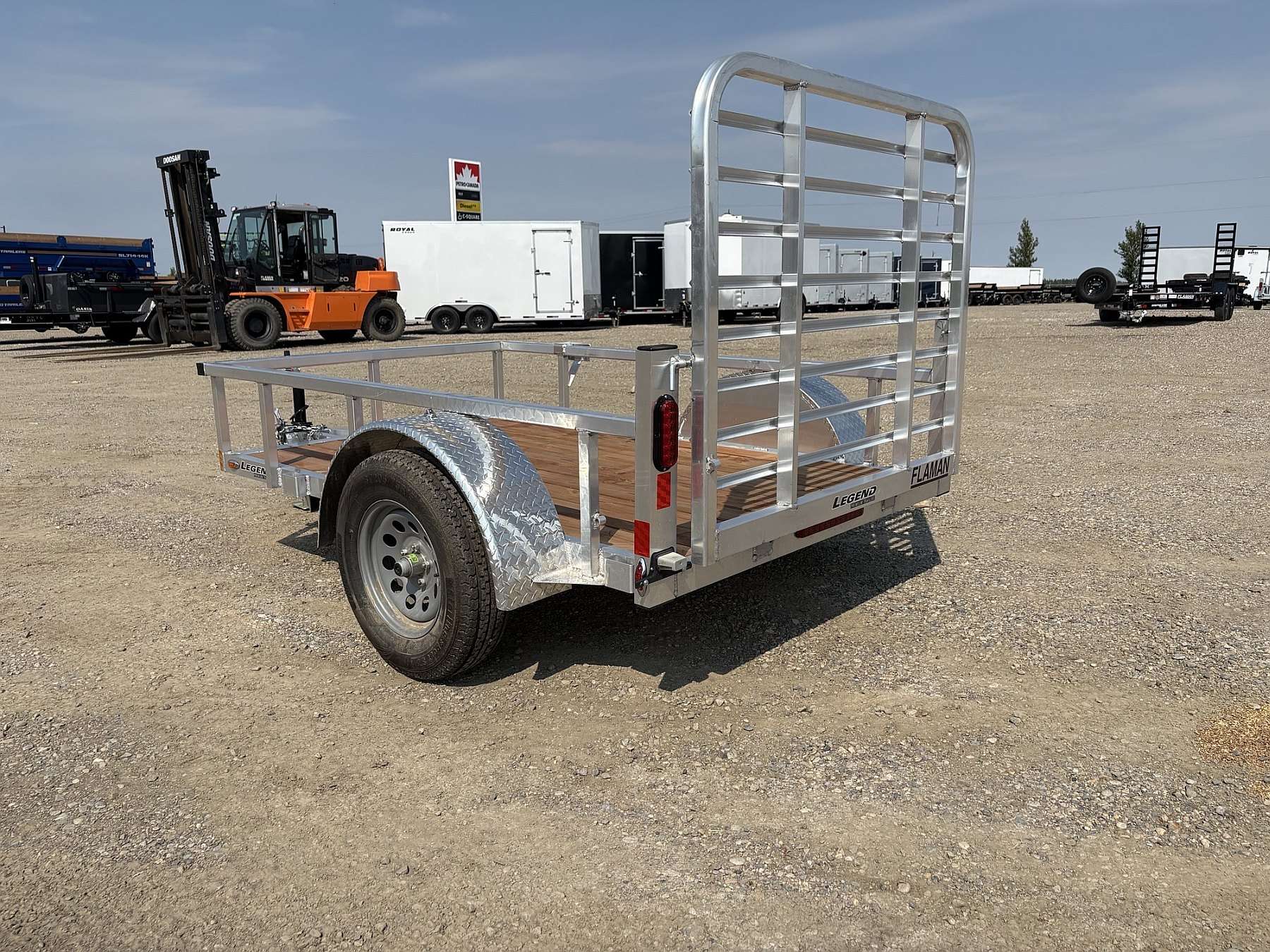 2026 Legend 5'x8' Deluxe Aluminum Utility Trailer