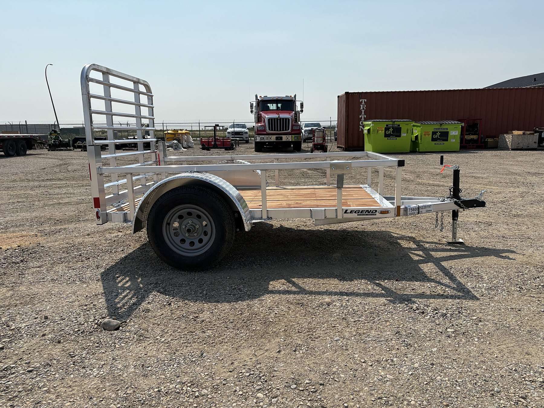 2026 Legend 5'x8' Deluxe Aluminum Utility Trailer