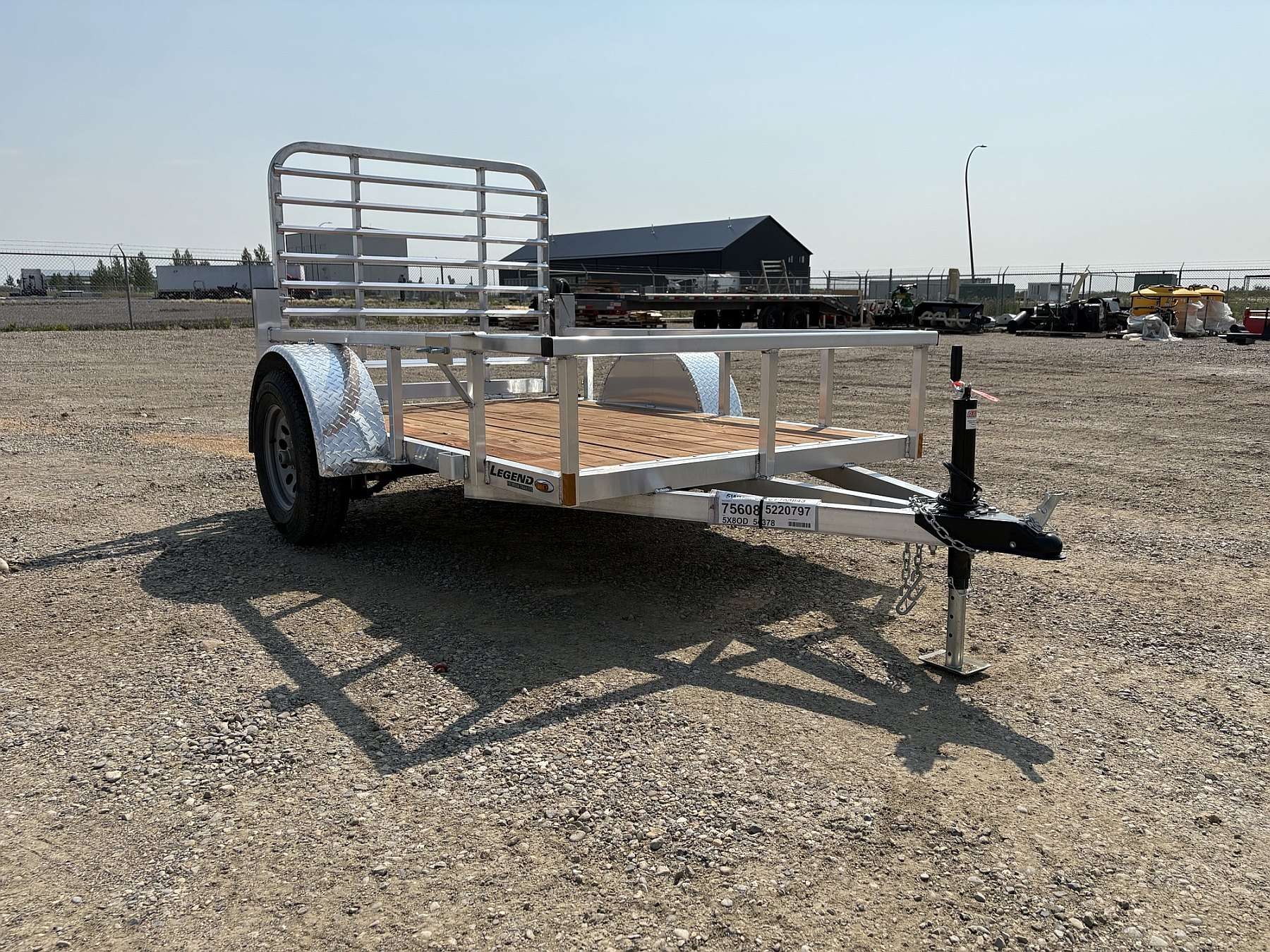 2026 Legend 5'x8' Deluxe Aluminum Utility Trailer