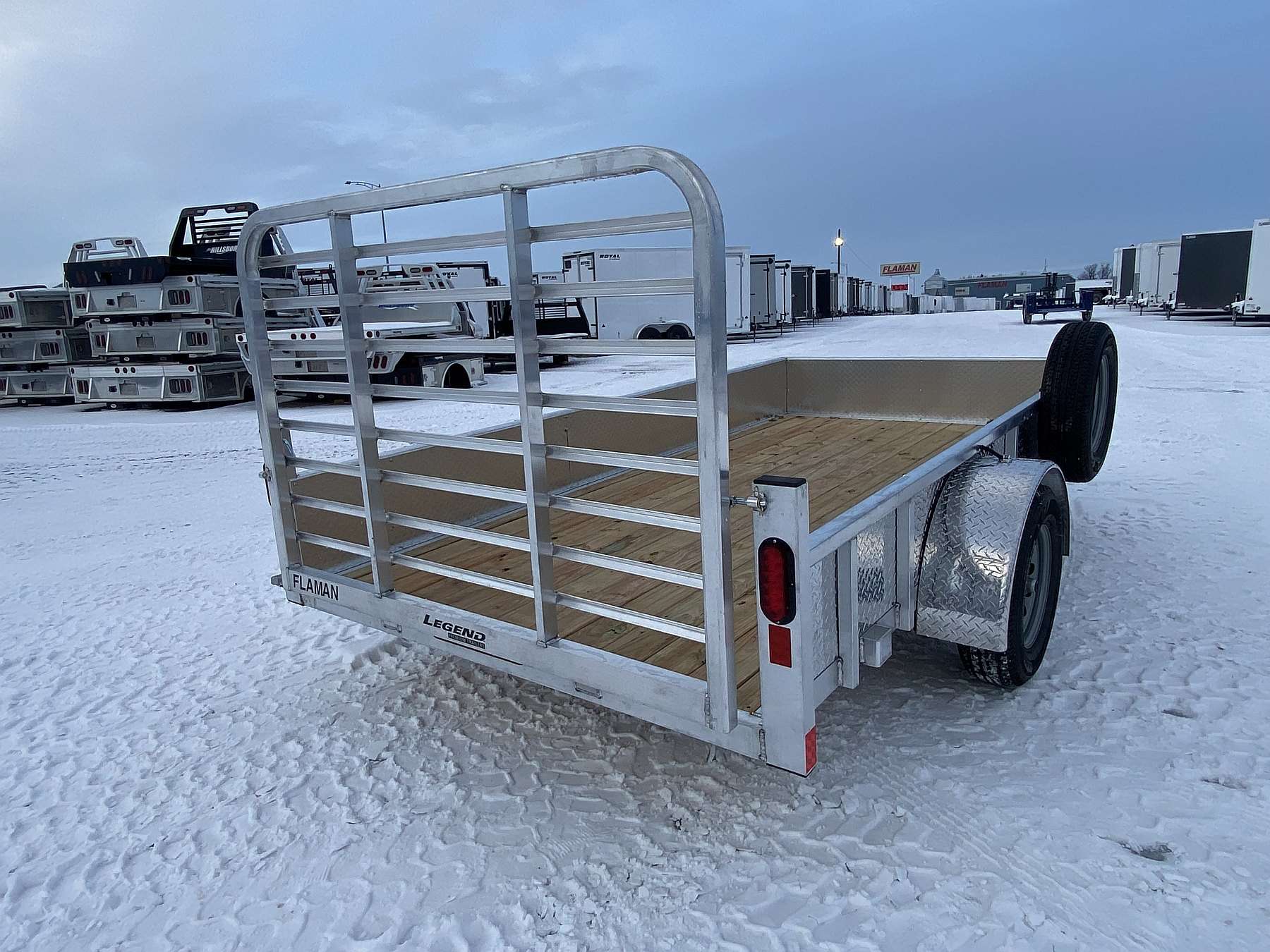 2026 Legend 6'x12' Aluminum Utility Trailer