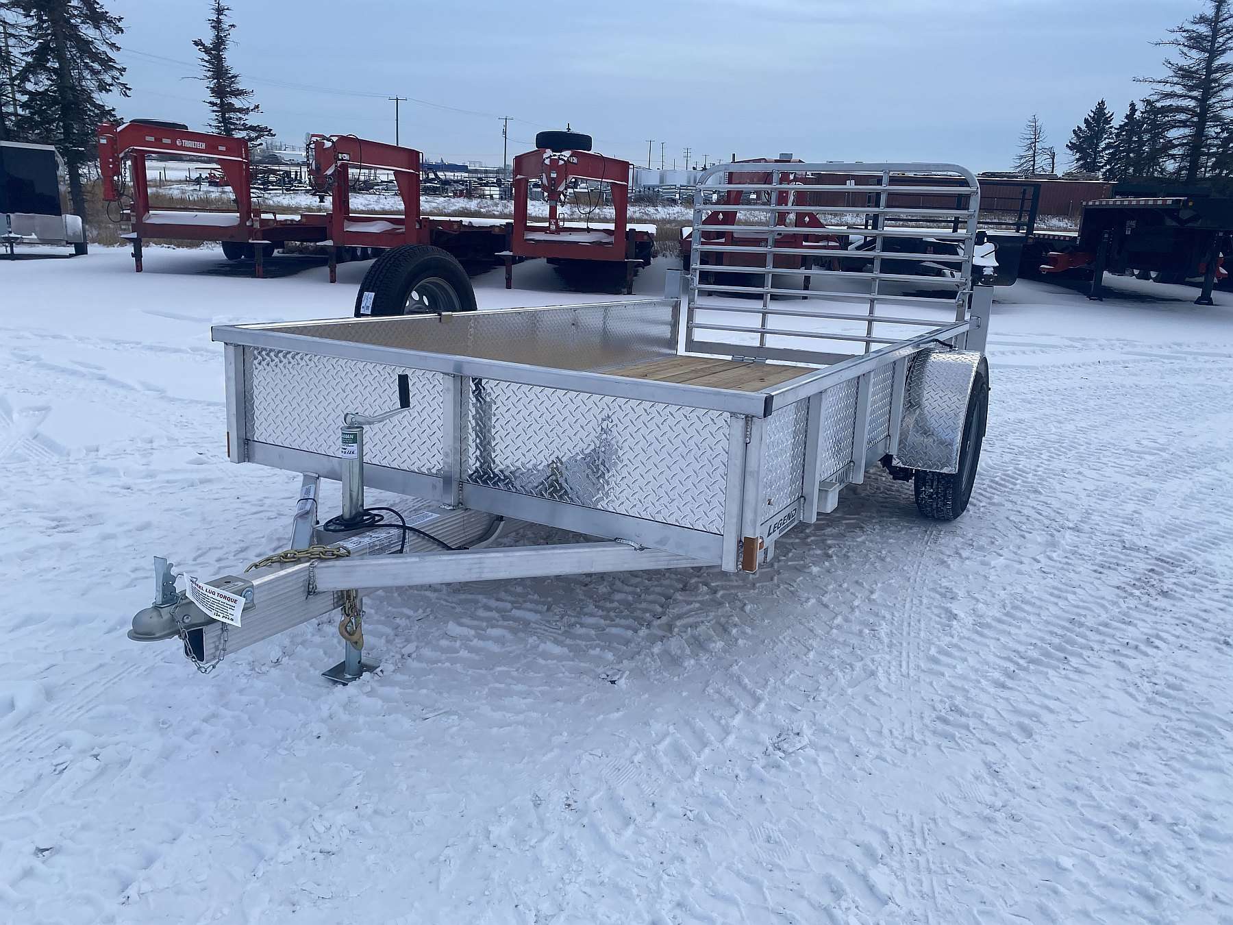 2026 Legend 6'x12' Aluminum Utility Trailer