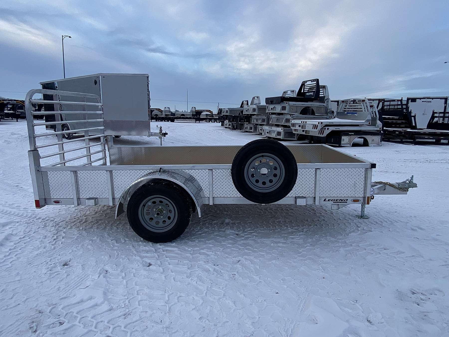 2026 Legend 6'x12' Aluminum Utility Trailer