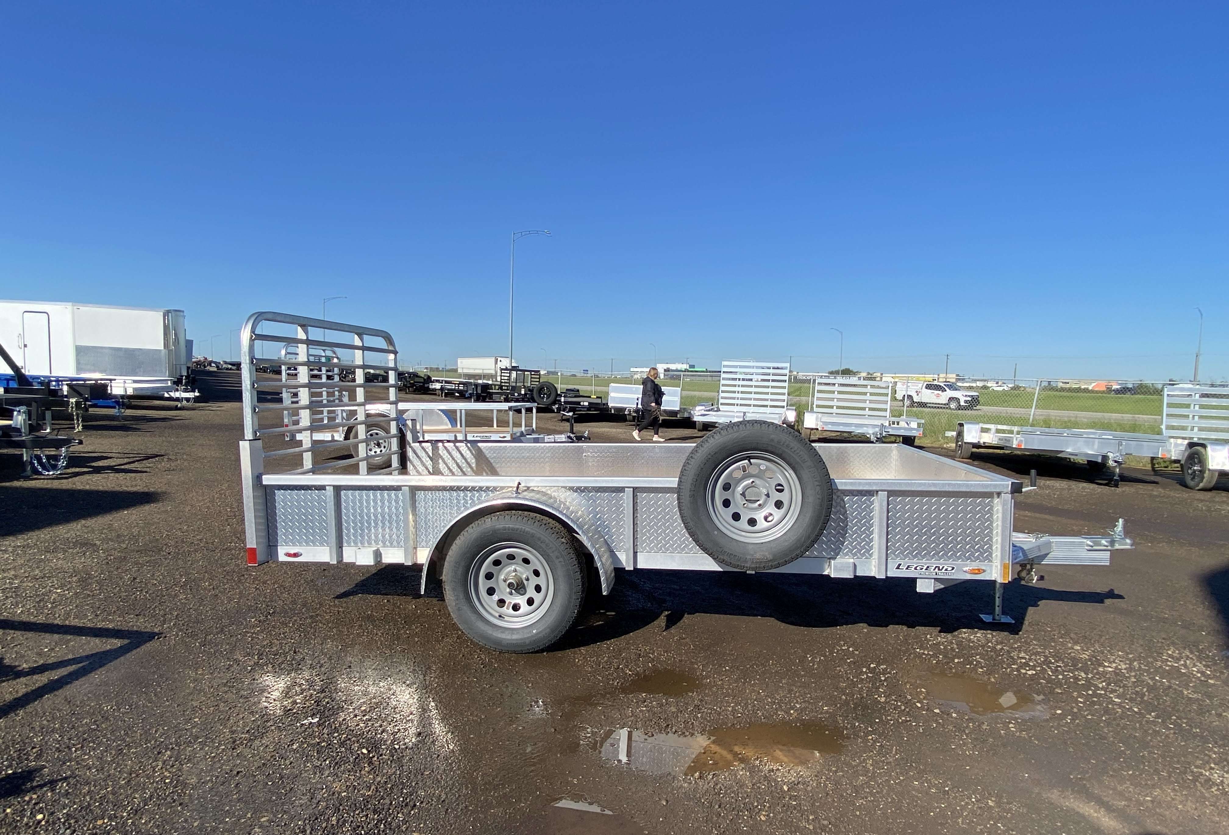 2026 Legend 6'x12' Aluminum Utility Trailer
