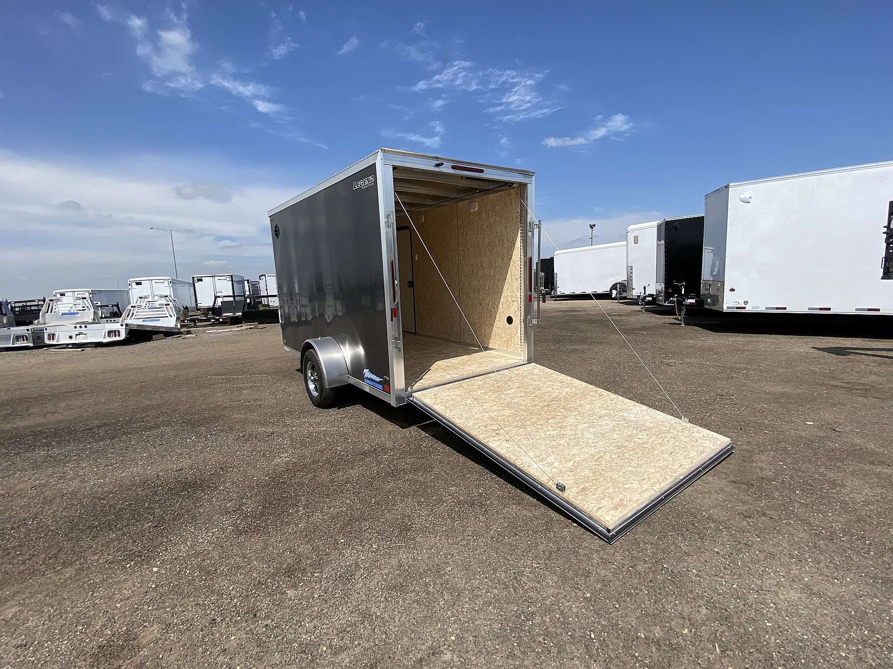 2026 Legend 6'x12' Thunder V-nose Aluminum Enclosed Cargo