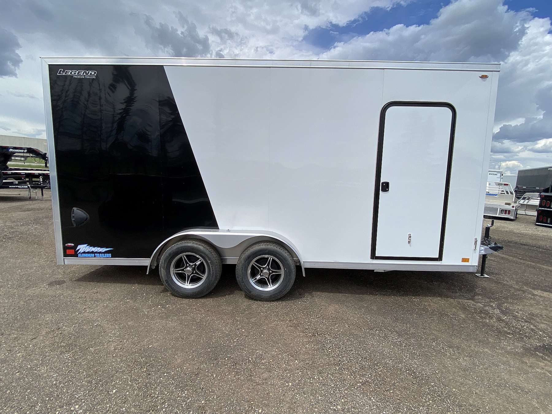 2026 Legend 7.5'x16' Thunder V-nose Aluminum Enclosed Cargo