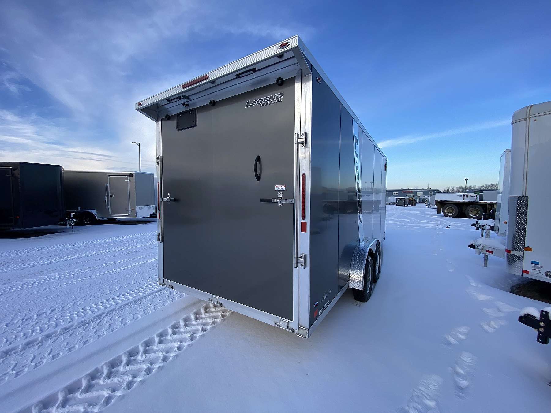 2026 Legend 7.5'x23' Enclosed Aluminum Sled Trailer
