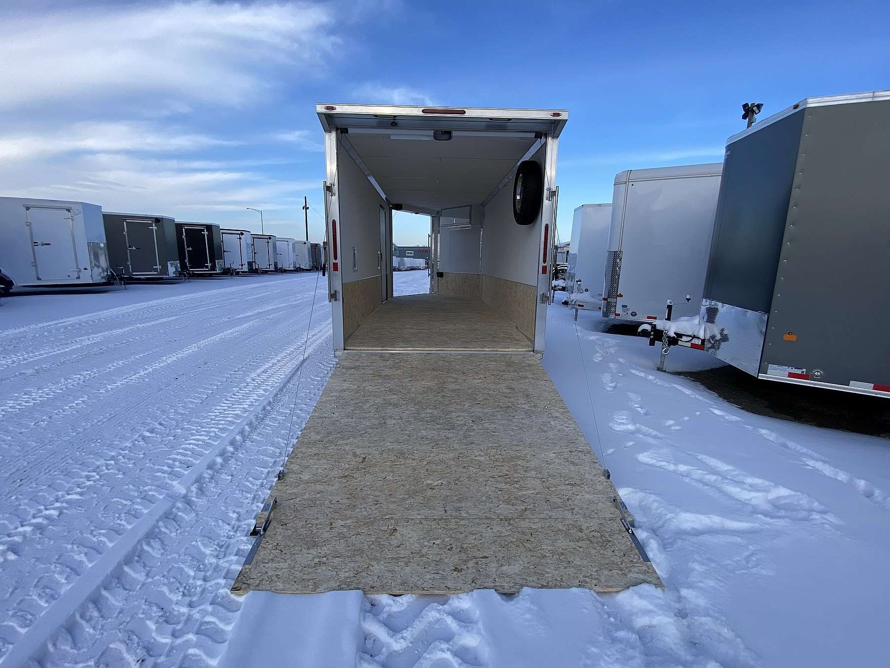 2026 Legend 7.5'x23' Enclosed Aluminum Sled Trailer