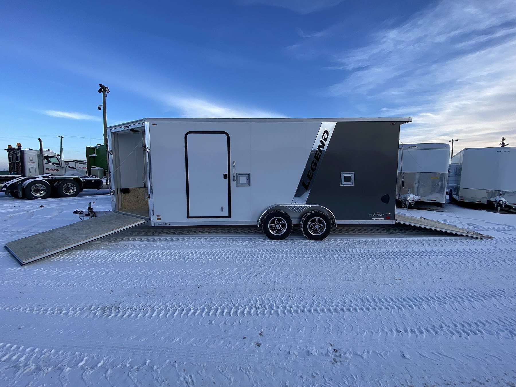 2026 Legend 7.5'x23' Enclosed Aluminum Sled Trailer