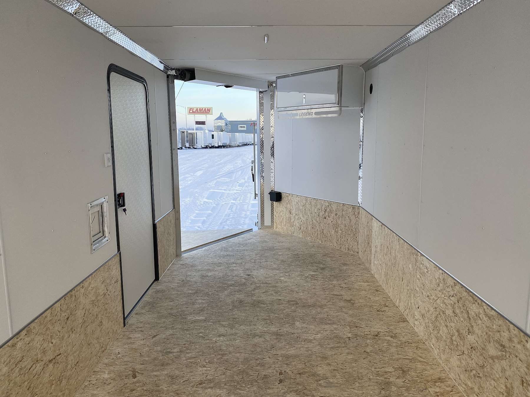 2026 Legend 7.5'x23' Enclosed Aluminum Sled Trailer