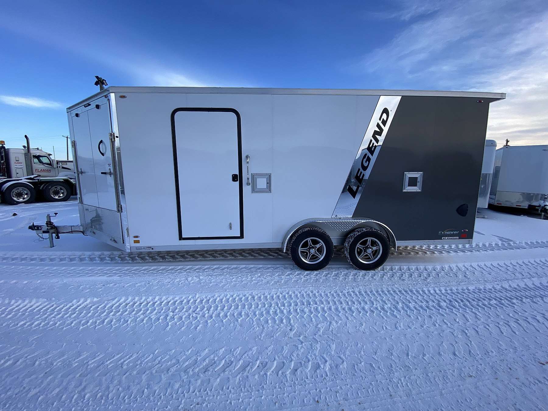 2026 Legend 7.5'x23' Enclosed Aluminum Sled Trailer