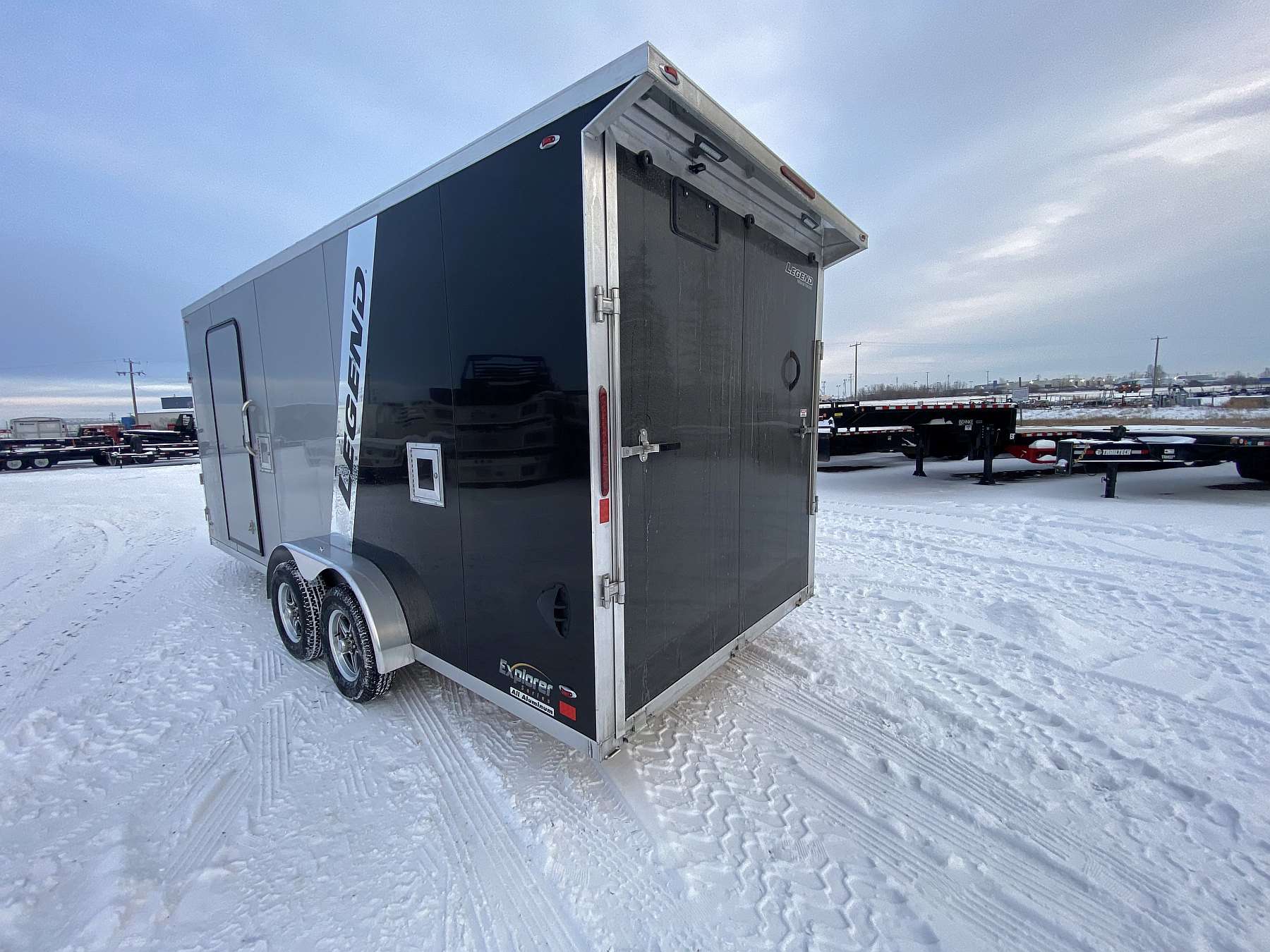 2026 Legend 7.5'x23' Enclosed Aluminum Sled Trailer