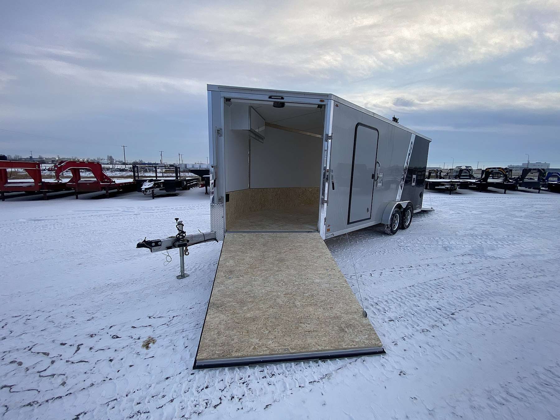 2026 Legend 7.5'x23' Enclosed Aluminum Sled Trailer