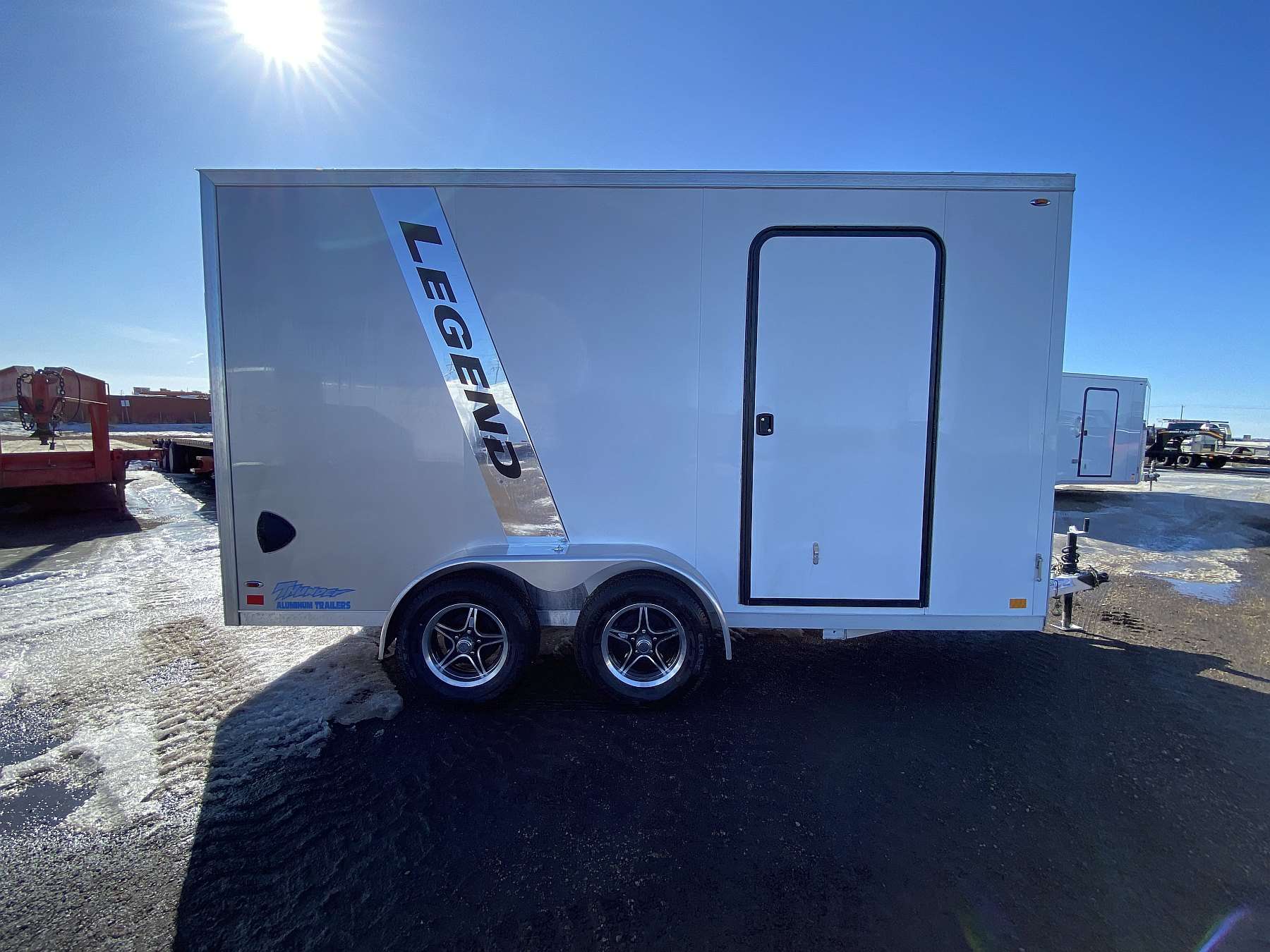 2026 Legend 7'x16' Thunder V-nose Aluminum Enclosed Cargo