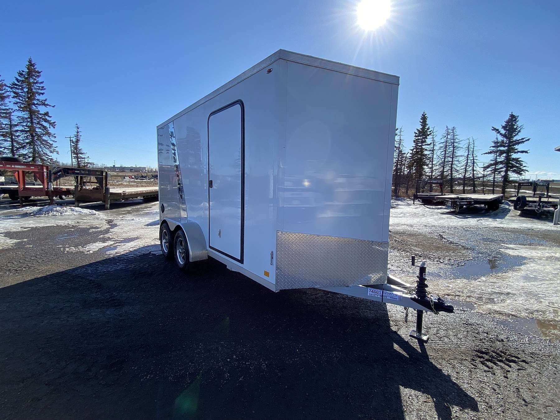 2026 Legend 7'x16' Thunder V-nose Aluminum Enclosed Cargo