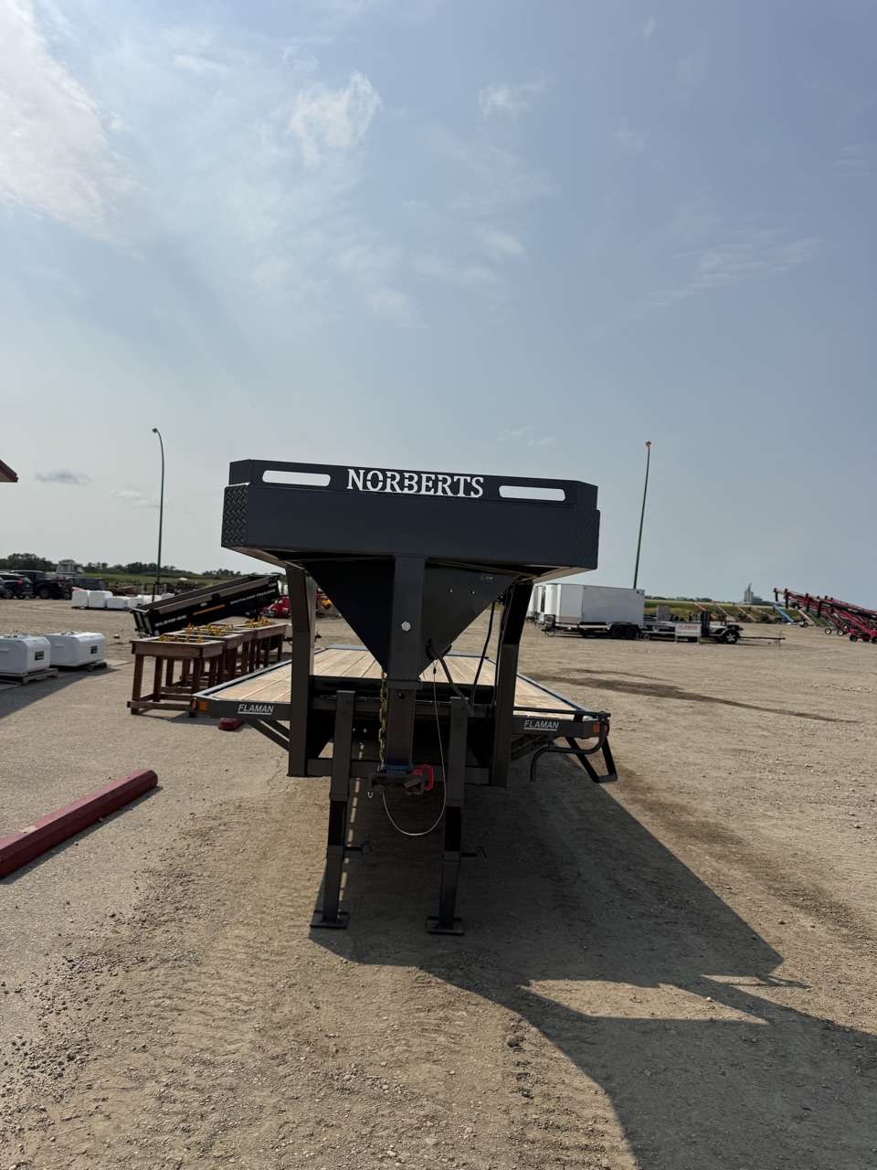 2026 Norbert 30' Gooseneck Beavertail Flat Deck Trailer