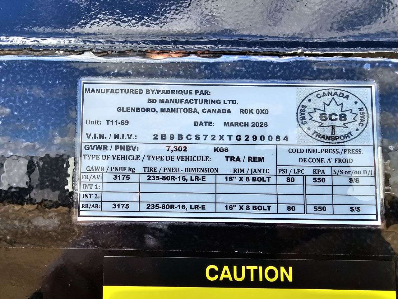 2026 Norbert 7'6" x 20' Gooseneck Livestock Trailer