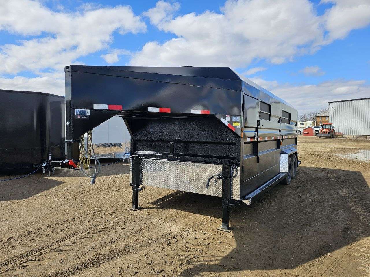 2026 Norbert 7'6" x 20' Gooseneck Livestock Trailer