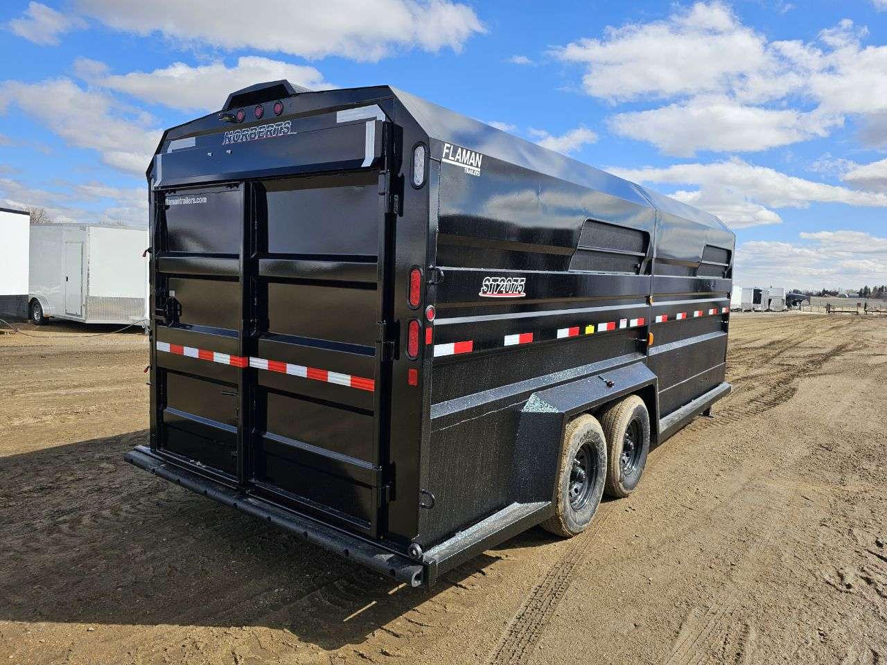 2026 Norbert 7'6" x 20' Gooseneck Livestock Trailer