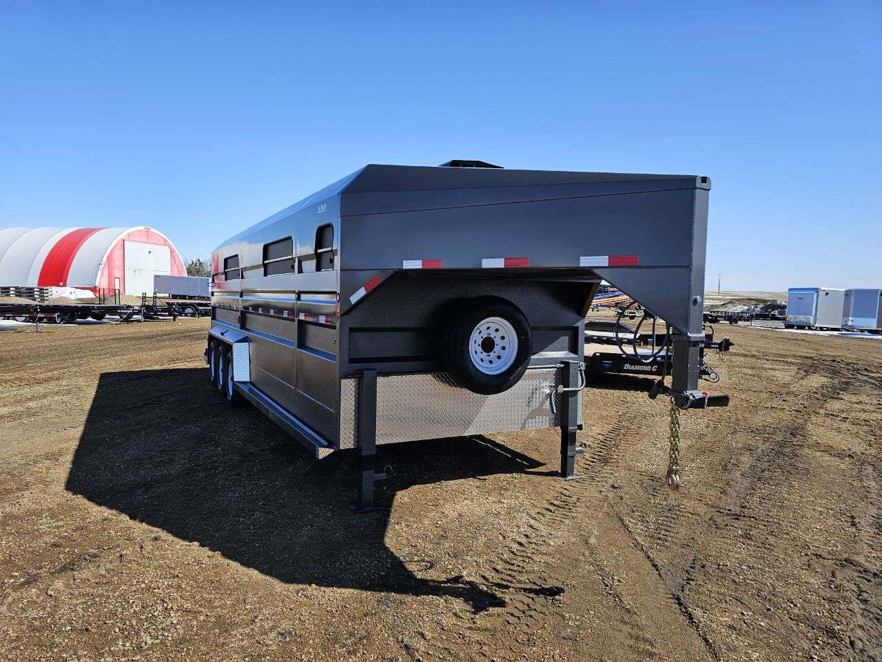 2026 Norbert 7'6" x 24' Gooseneck Livestock Trailer