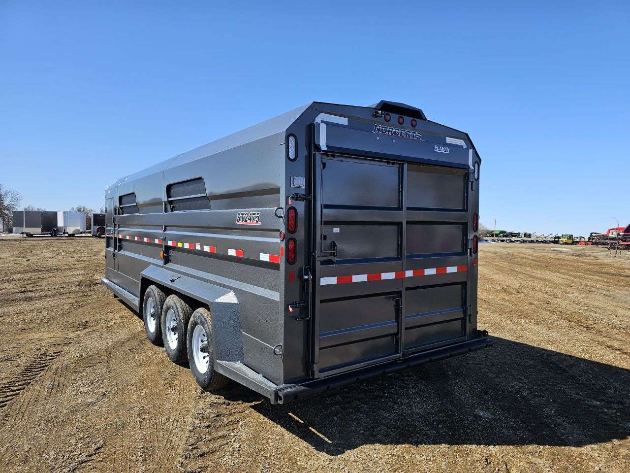 2026 Norbert 7'6" x 24' Gooseneck Livestock Trailer