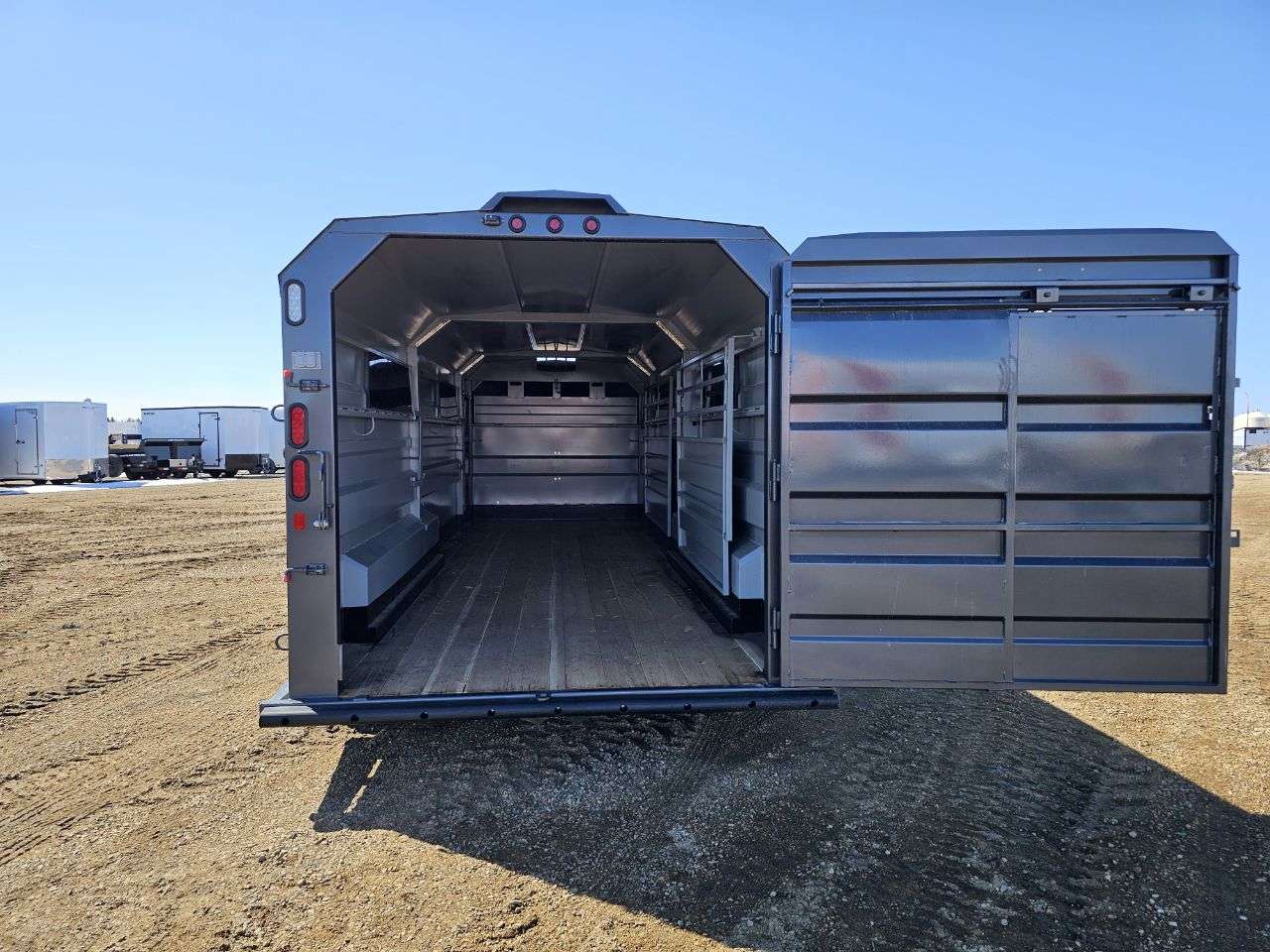2026 Norbert 7'6" x 24' Gooseneck Livestock Trailer