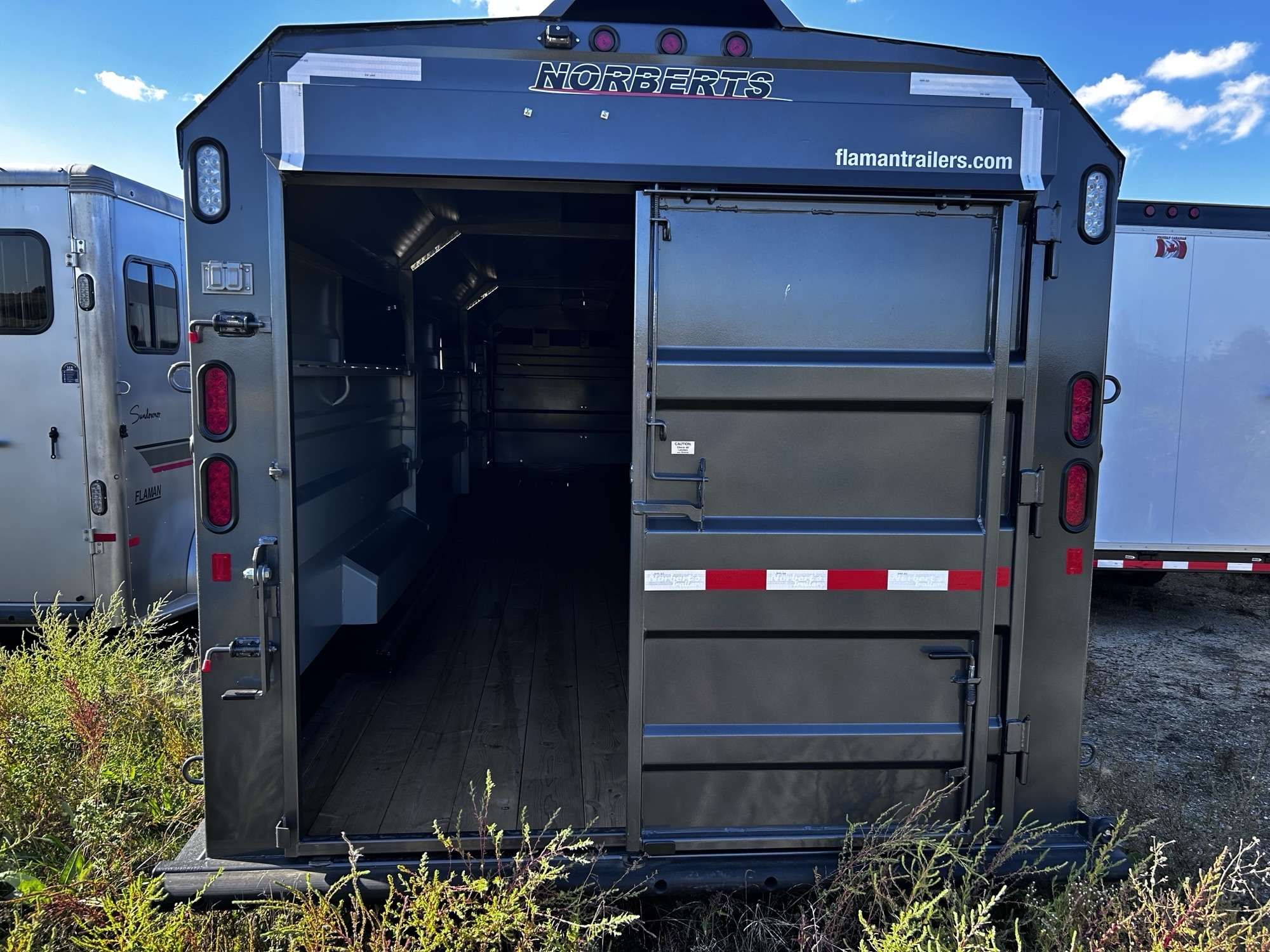 2026 Norbert 7'6" x 30' Gooseneck Livestock Trailer