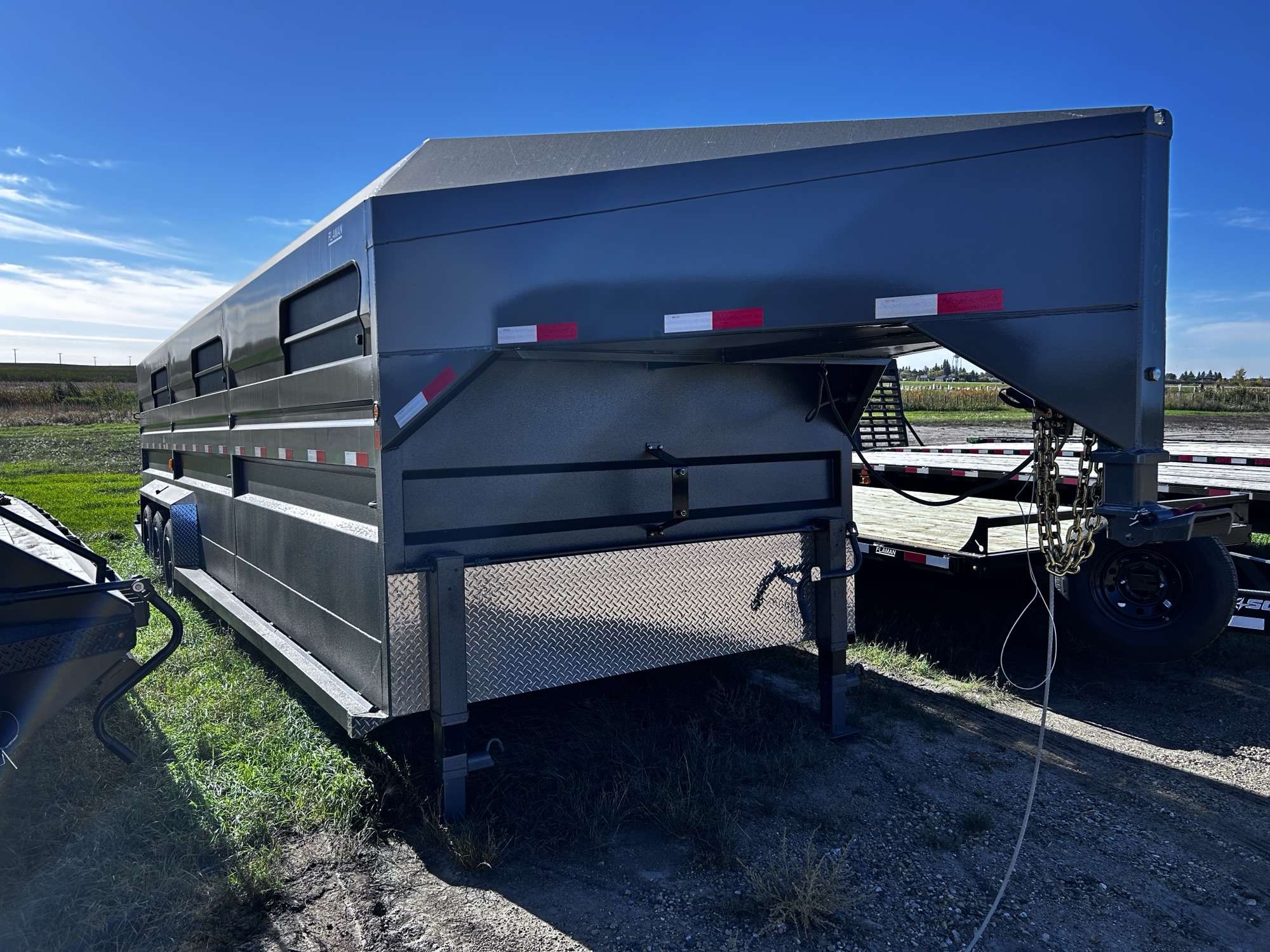 2026 Norbert 7'6" x 30' Gooseneck Livestock Trailer