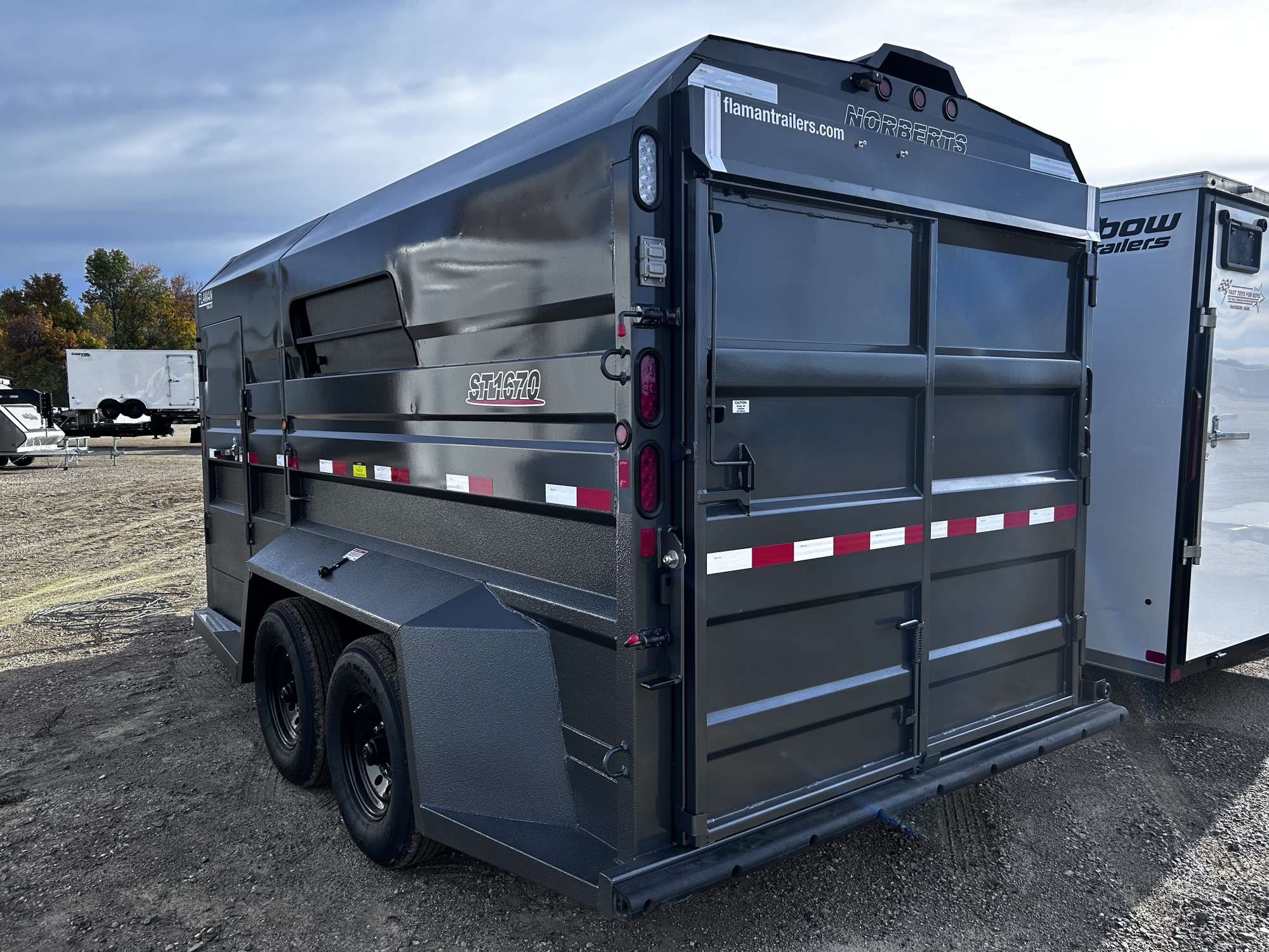 2026 Norbert 7' x 16' Livestock Trailer