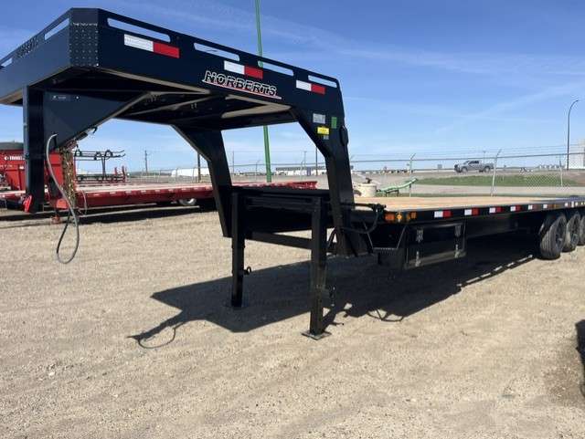 2026 Norbert 8'4" x 30' GN Beavertail Flat Deck Trailer