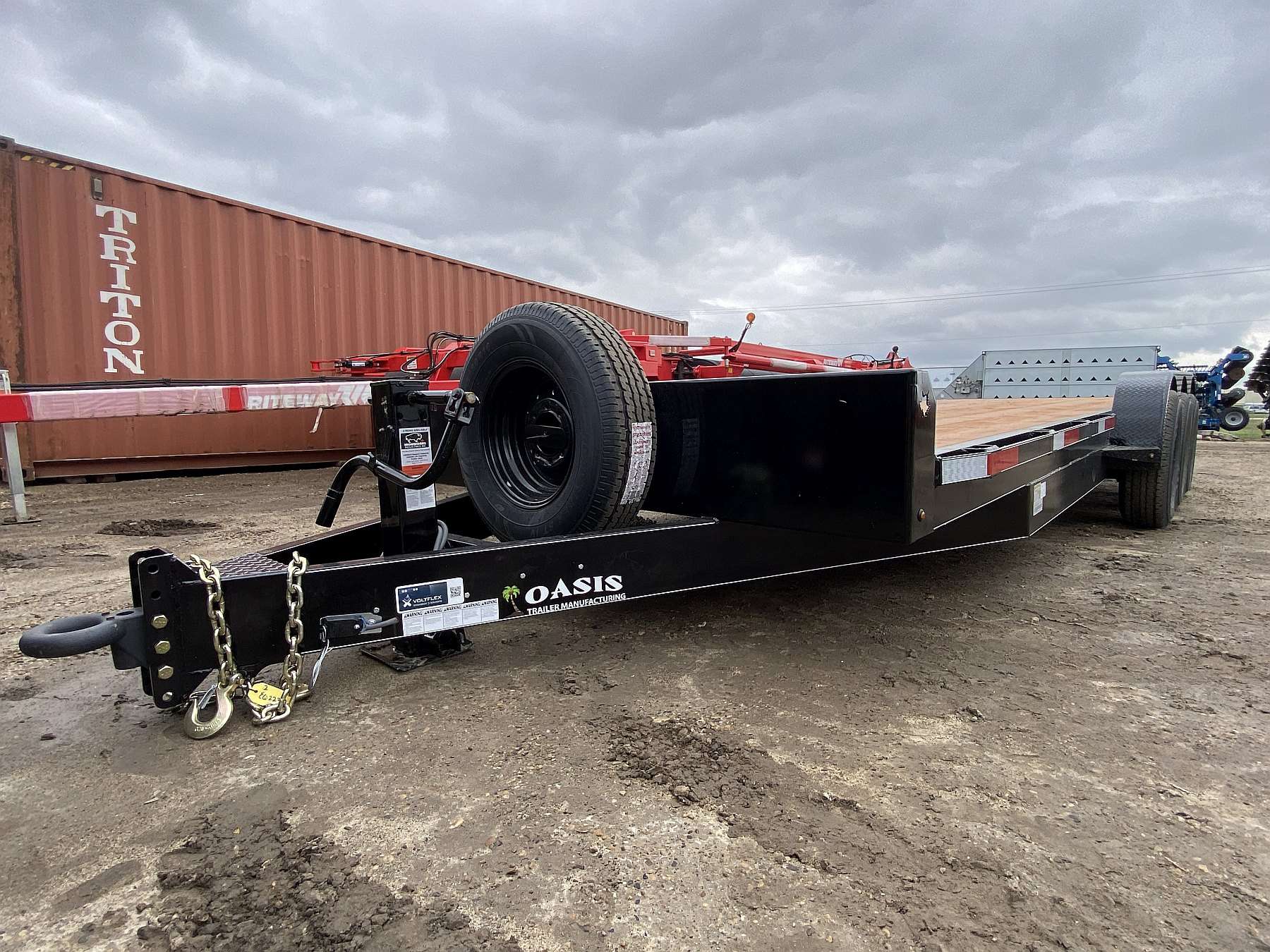 2026 Oasis 22' Tri-Axle Equipment Trailer