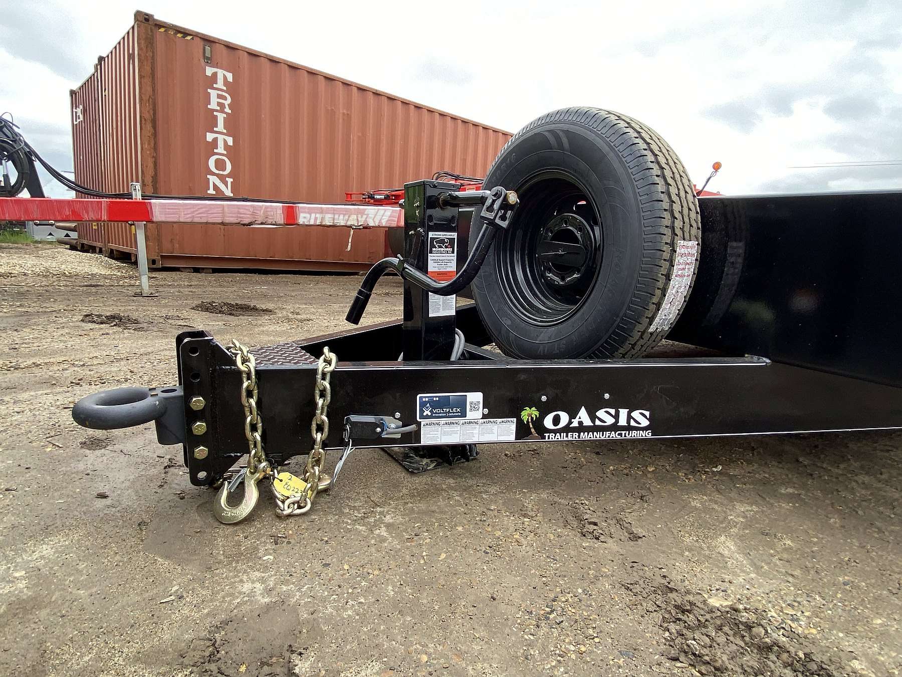 2026 Oasis 22' Tri-Axle Equipment Trailer
