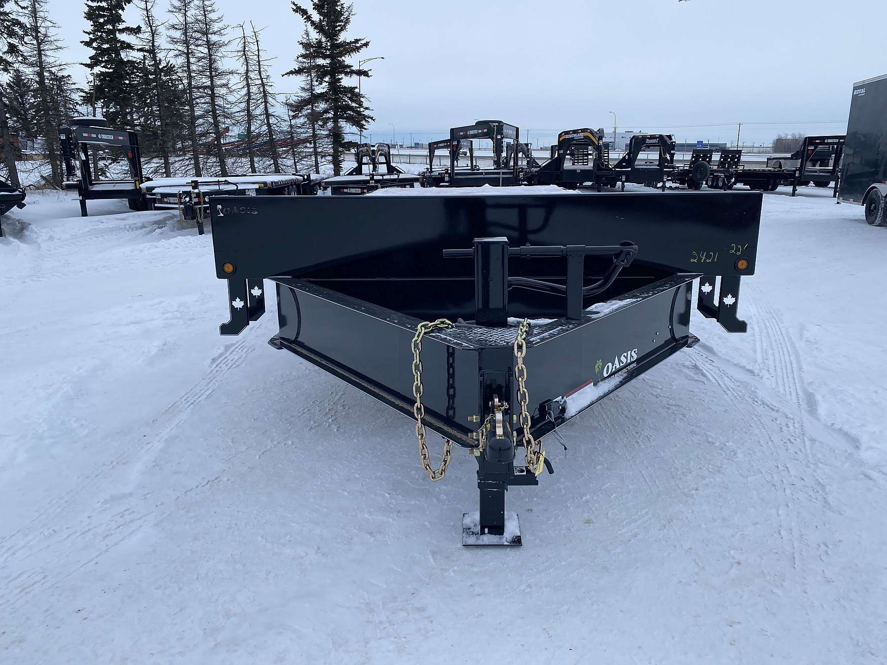 2026 Oasis 22' Tri-Axle Highboy Trailer