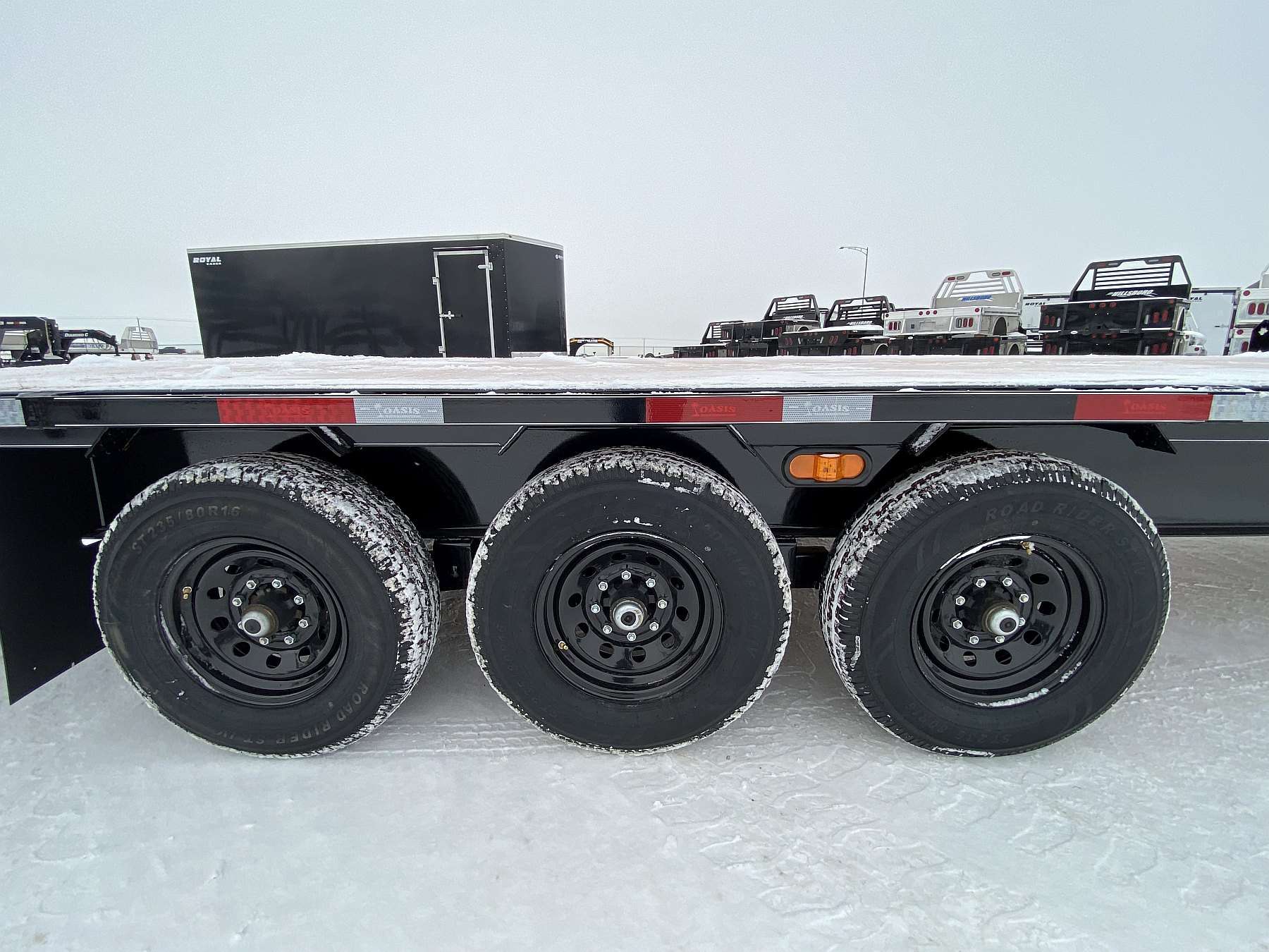 2026 Oasis 22' Tri-Axle Highboy Trailer