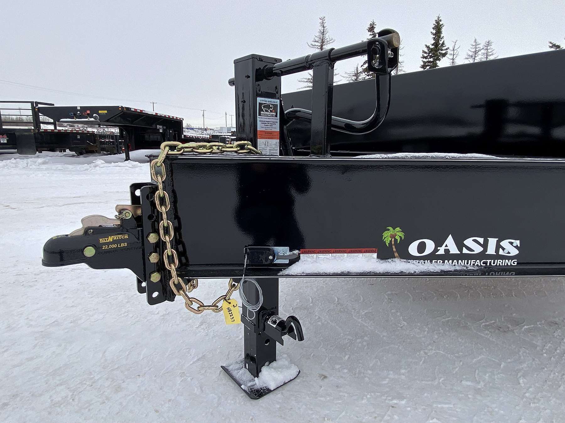 2026 Oasis 22' Tri-Axle Highboy Trailer