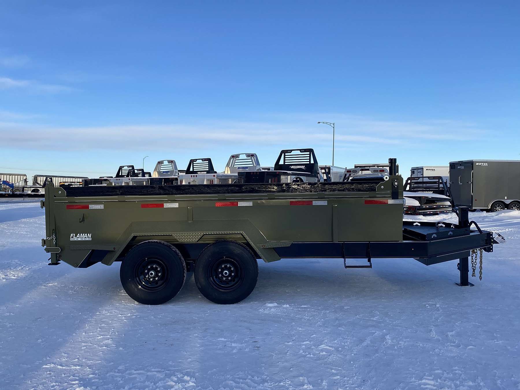 2026 Oasis 7'x14' Dump Trailer