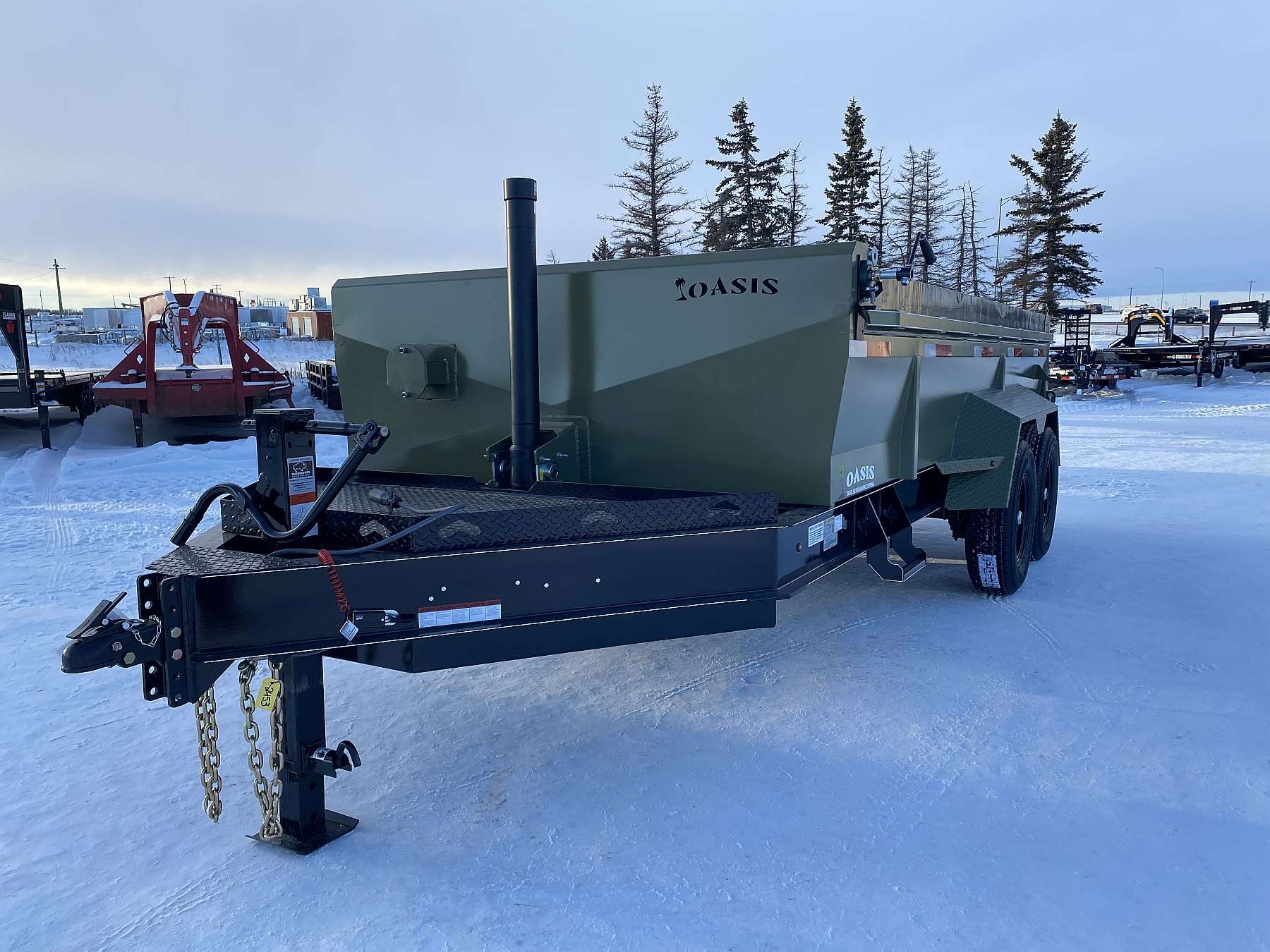 2026 Oasis 7'x14' Dump Trailer