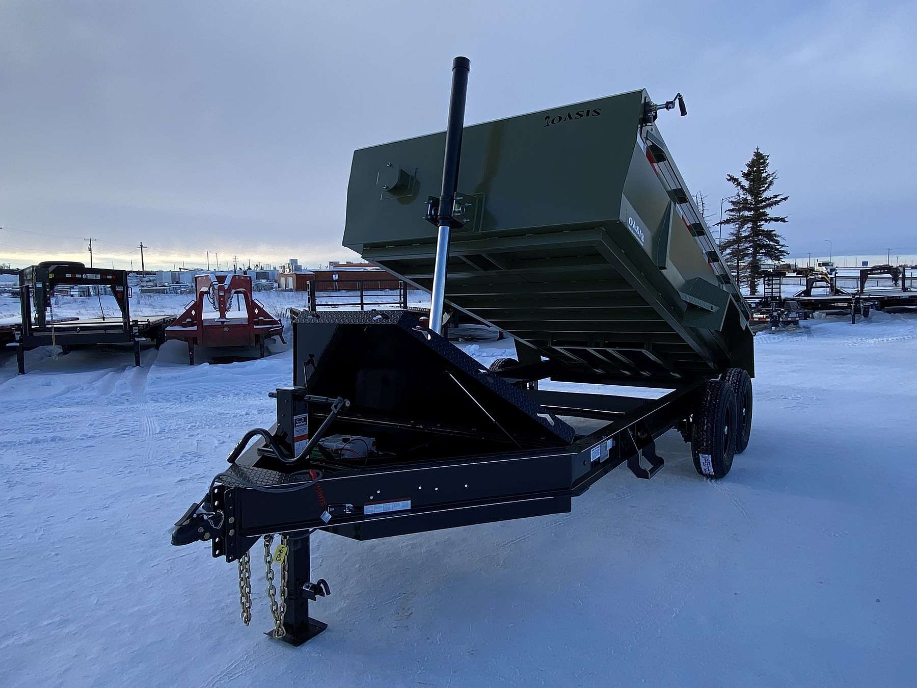 2026 Oasis 7'x14' Dump Trailer