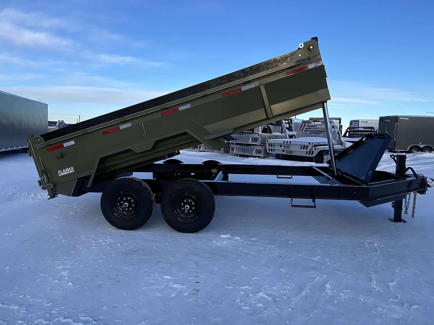 2026 Oasis 7'x14' Dump Trailer