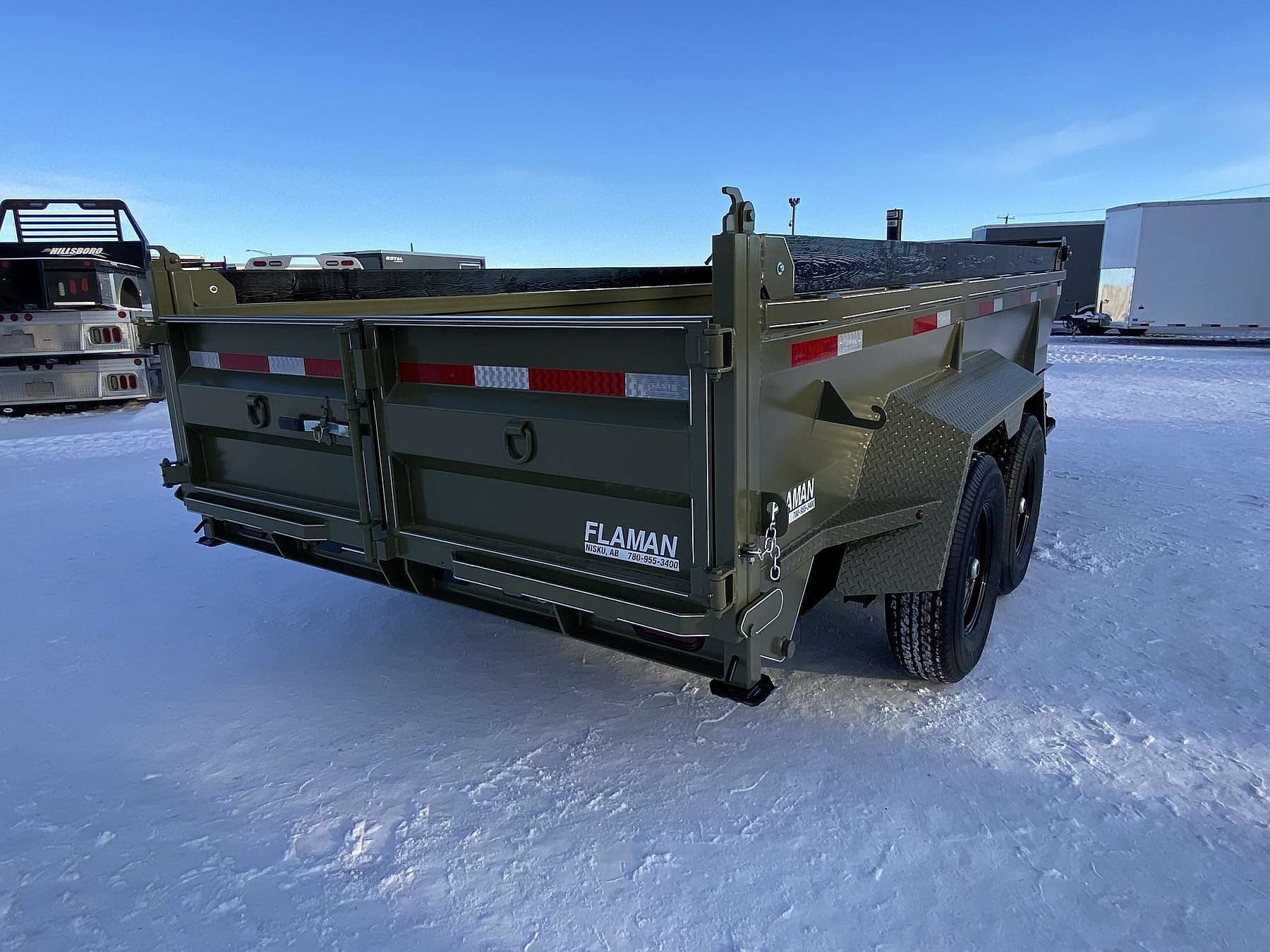 2026 Oasis 7'x14' Dump Trailer