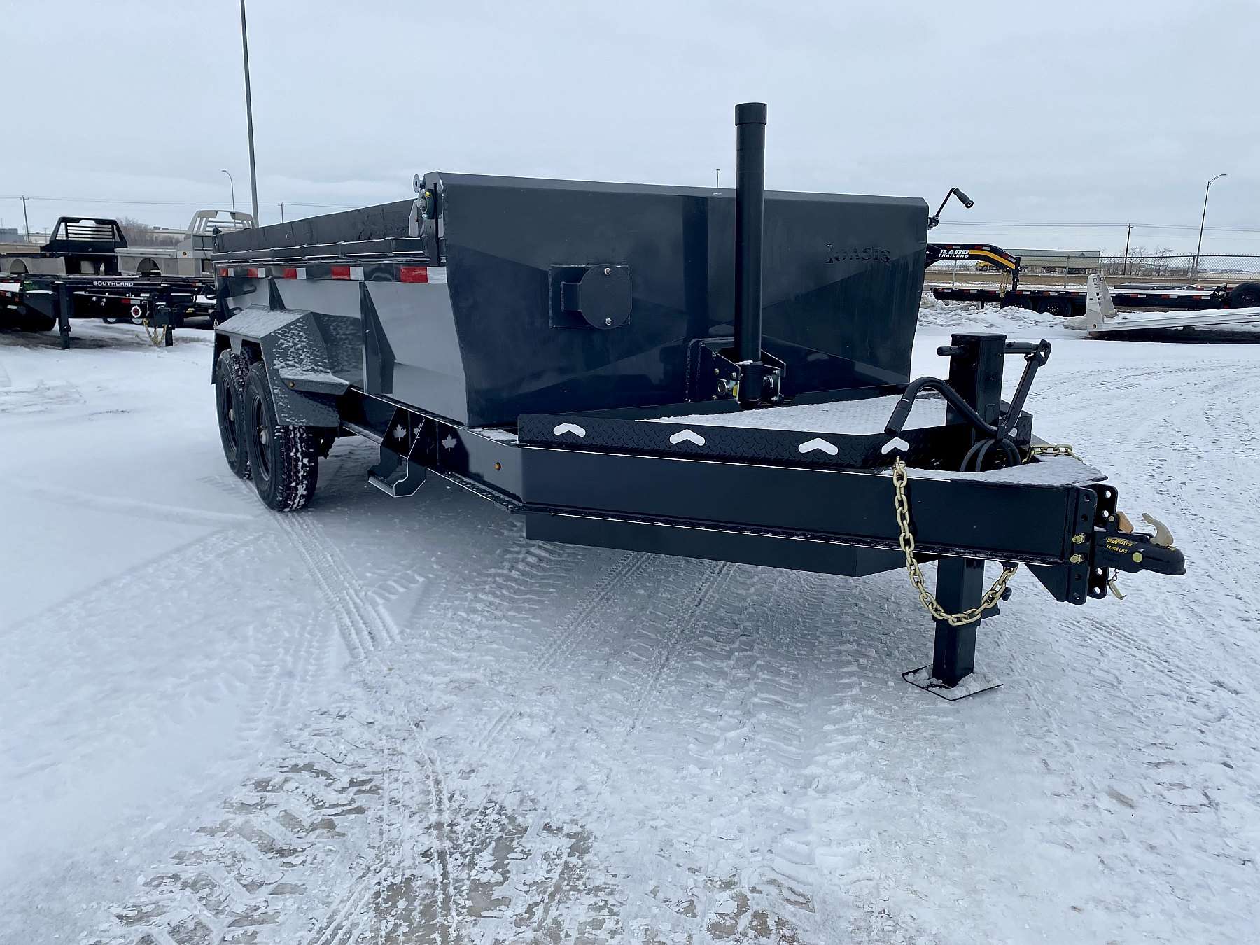 2026 Oasis 7'x14' Telescopic Lift Dump Trailer