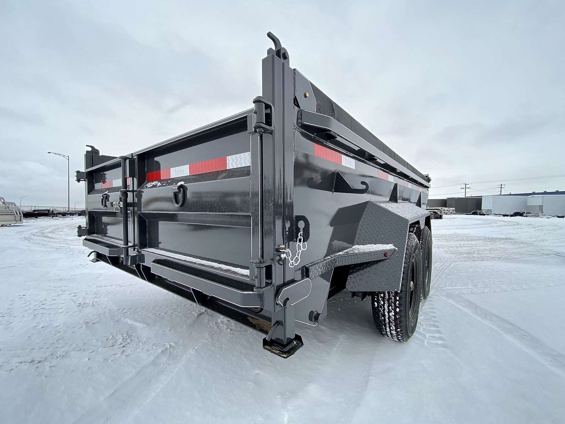 2026 Oasis 7'x14' Telescopic Lift Dump Trailer