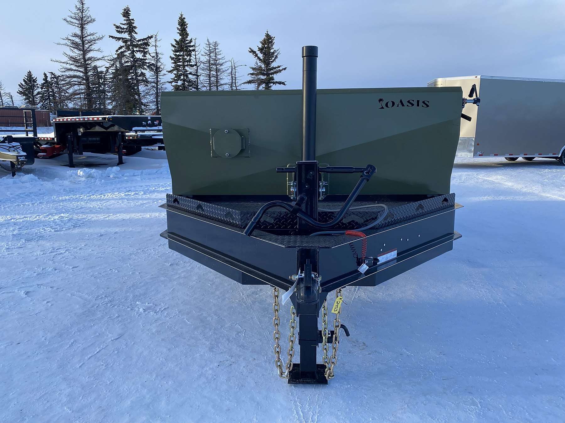 2026 Oasis 7'x14' Telescopic Lift Dump Trailer