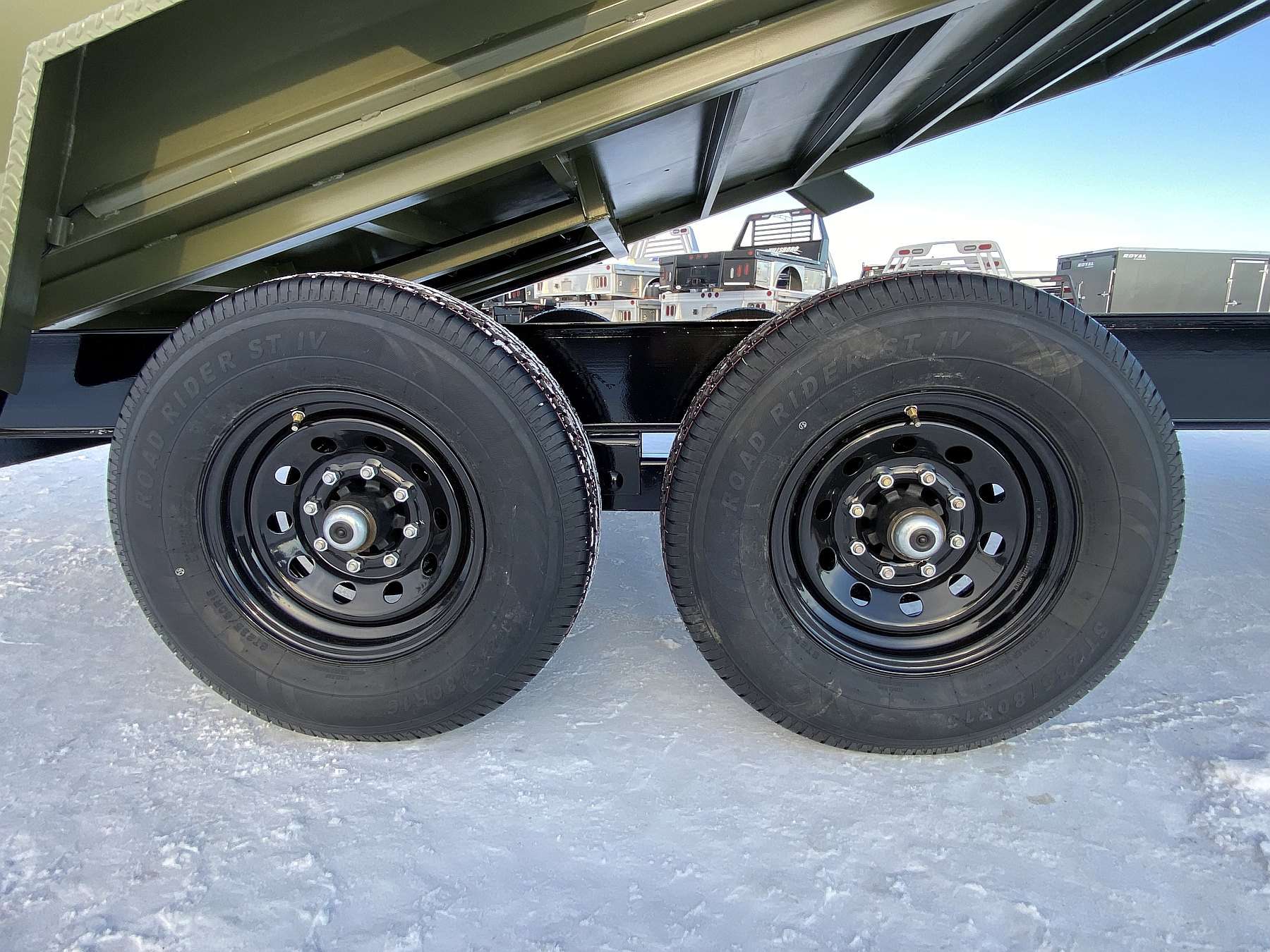 2026 Oasis 7'x14' Telescopic Lift Dump Trailer